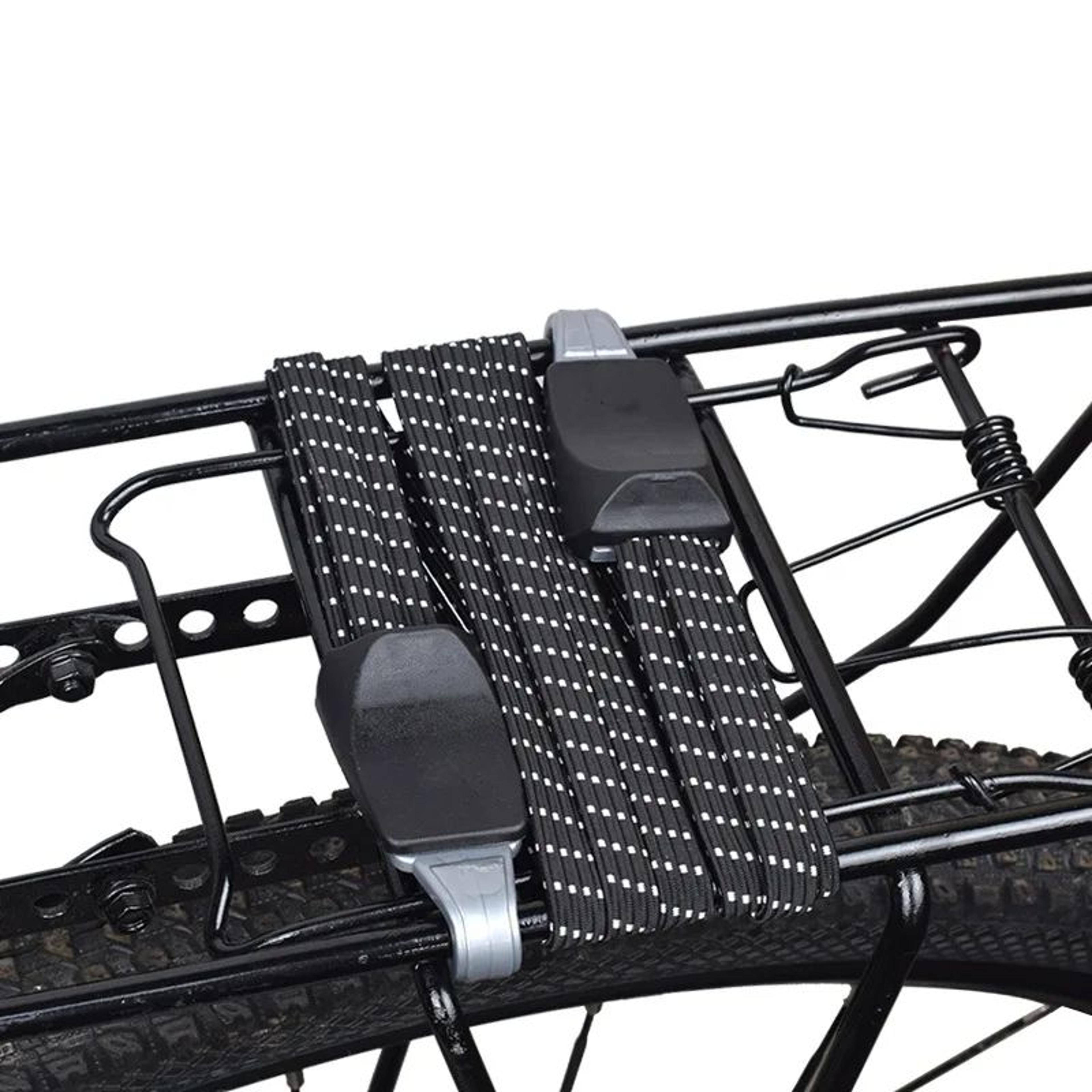 bicycle luggage rack straps, elastic rope belt with hook for mountain bike bags & carrier accessories
