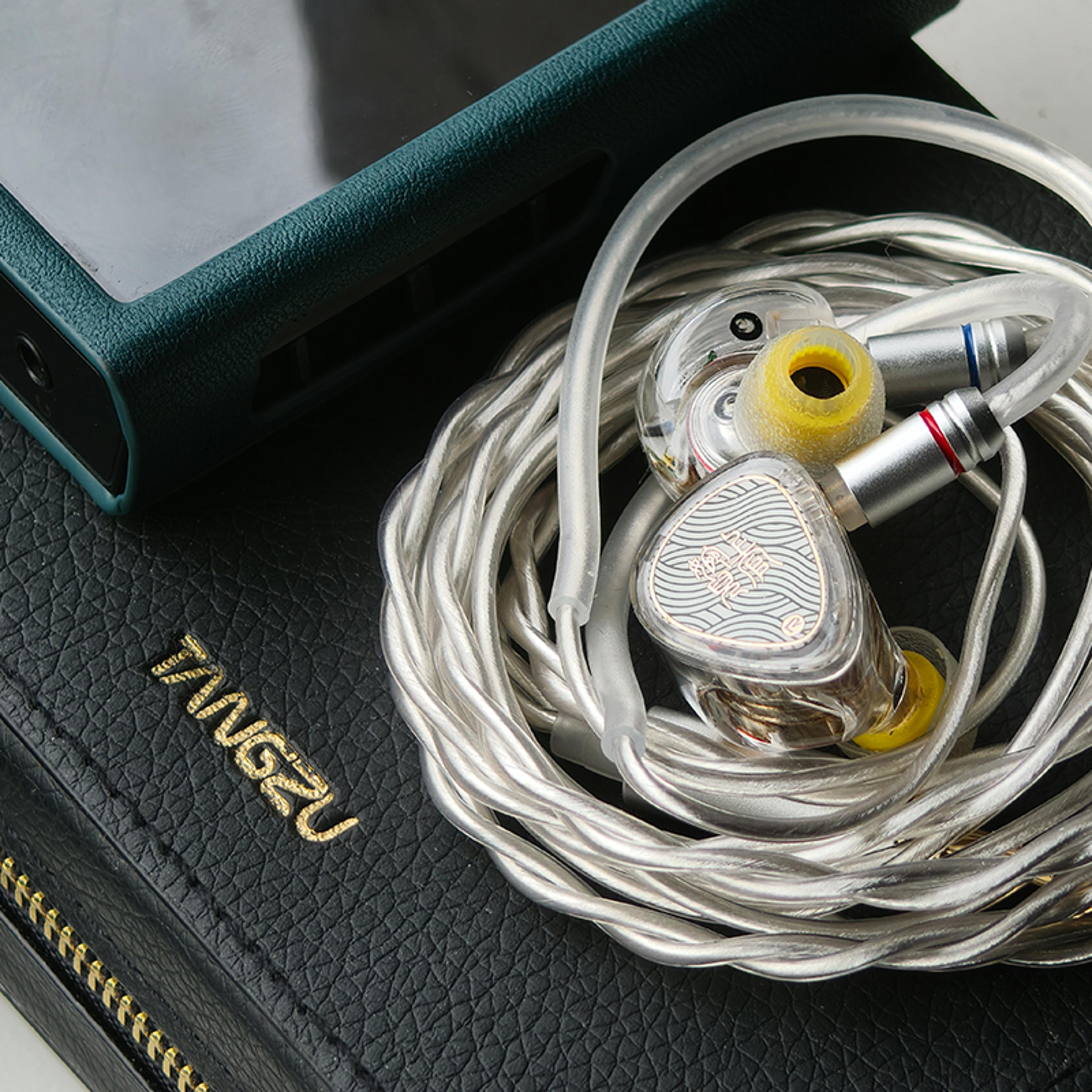 tangzu waner 2nd gen hifi in-ear monitor, high resolution dynamic driver earphone with 0.78mm detachable wired cablle