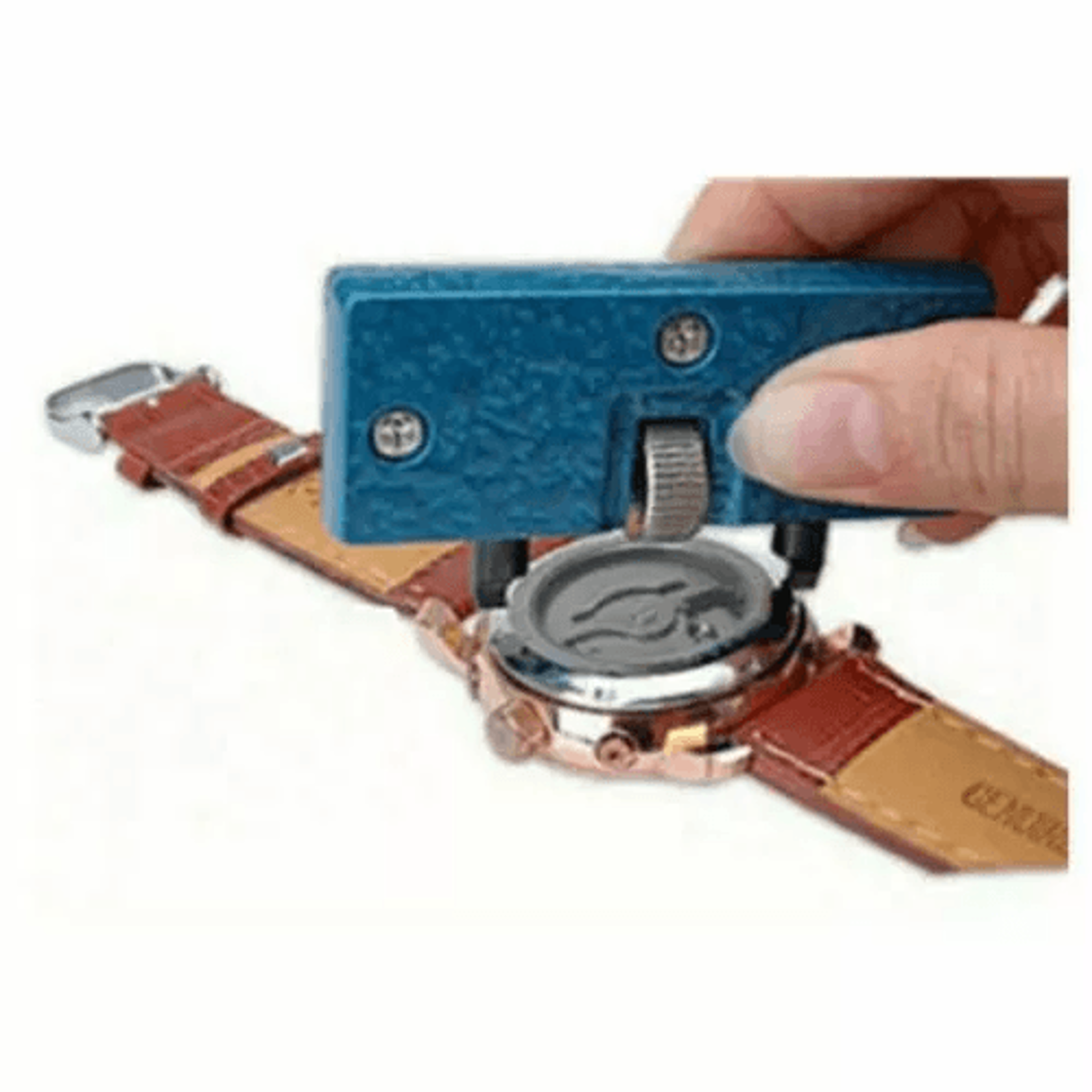 adjustable rectangle watch case opener wrench, durable back cover repair tool kit
