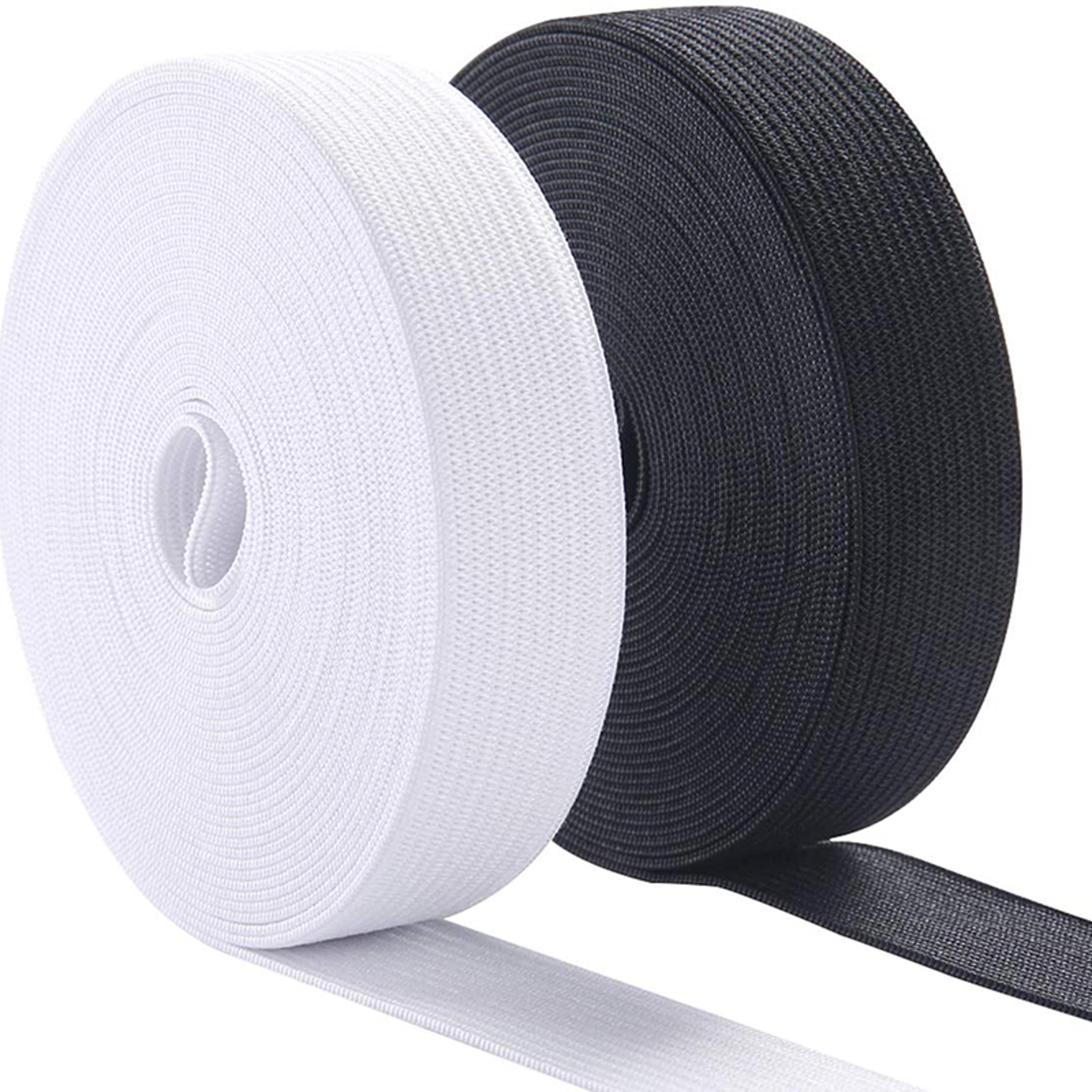 5m knit elastic band for sewing, high elasticity heavy stretch waistband elastic for diy garments, crafts & repair