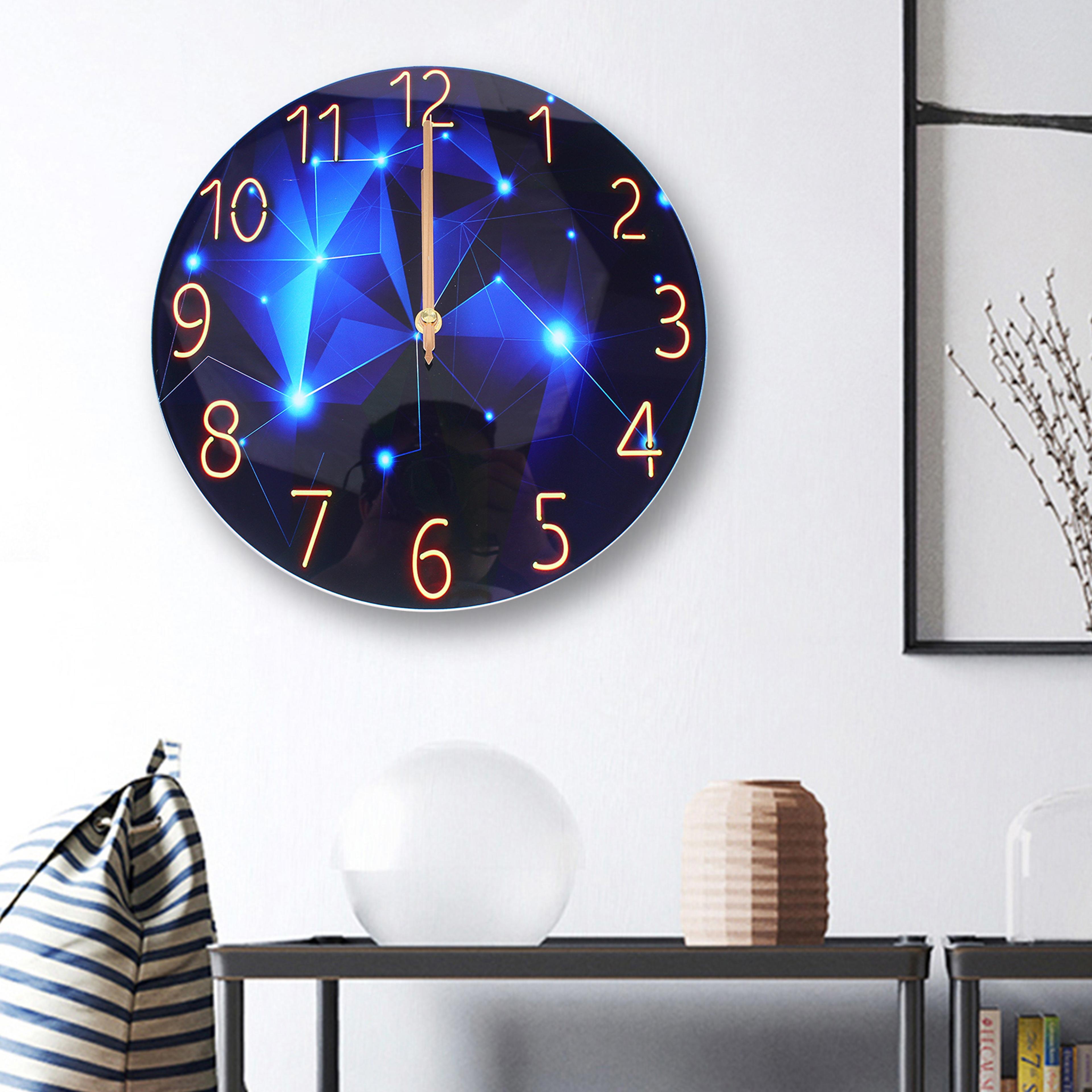 large wall clock for living room decor, decorative wall clock for corridor, entrance, modern minimalist clock