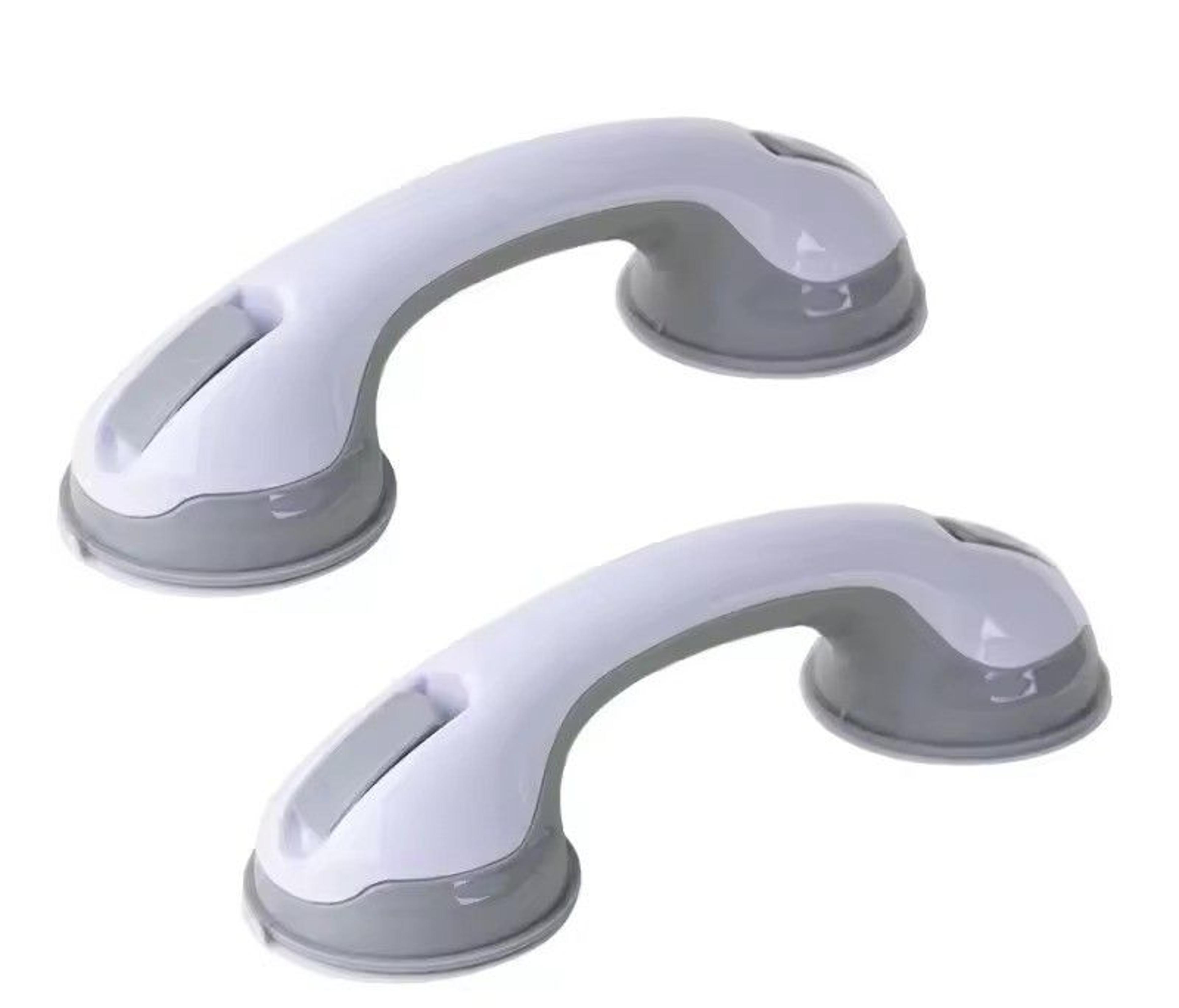 securegrip suction shower grab bars no drill bathroom safety handles for seniors & kids