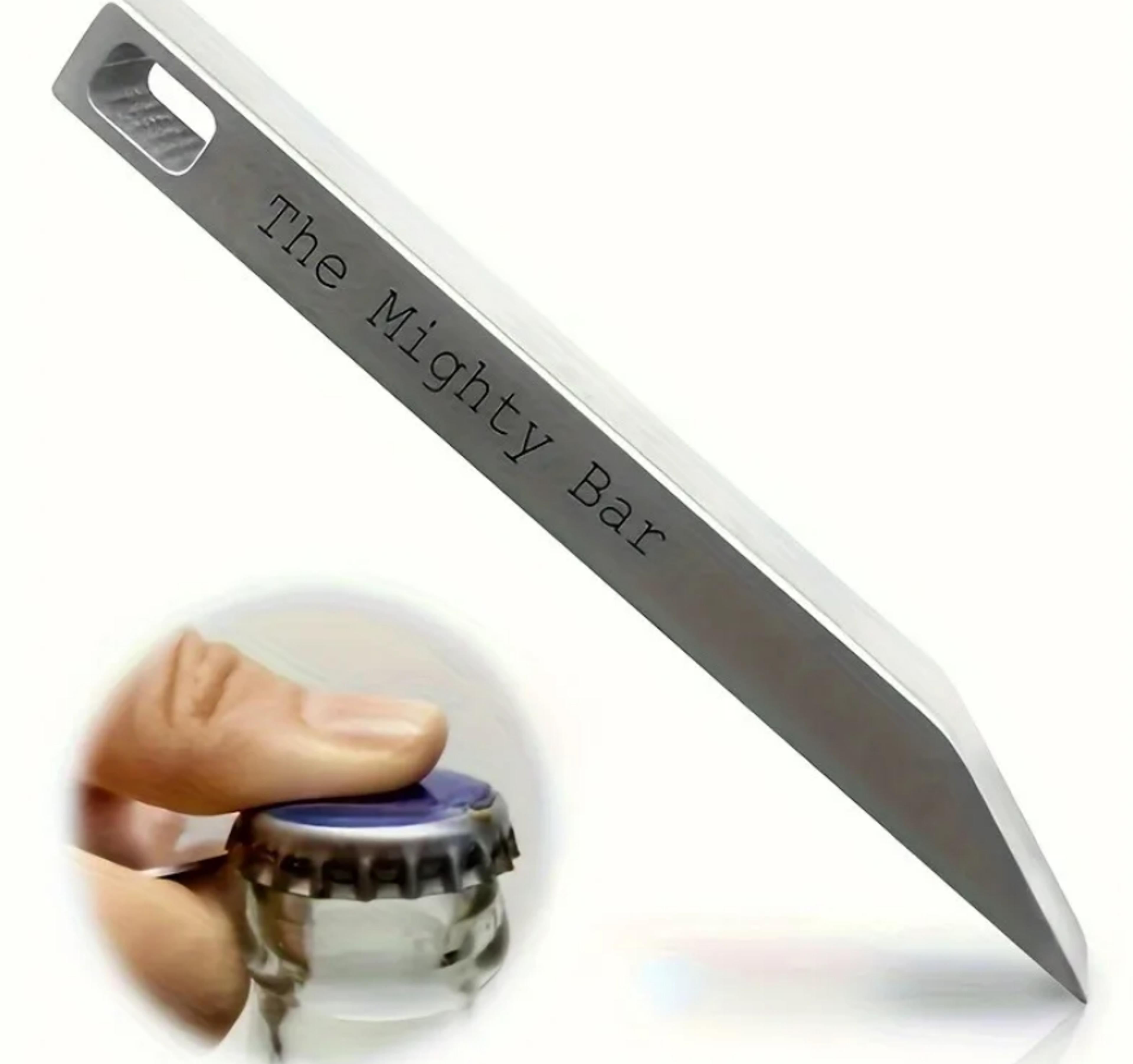 titanedge edc keychain pry bar & bottle opener multi tool