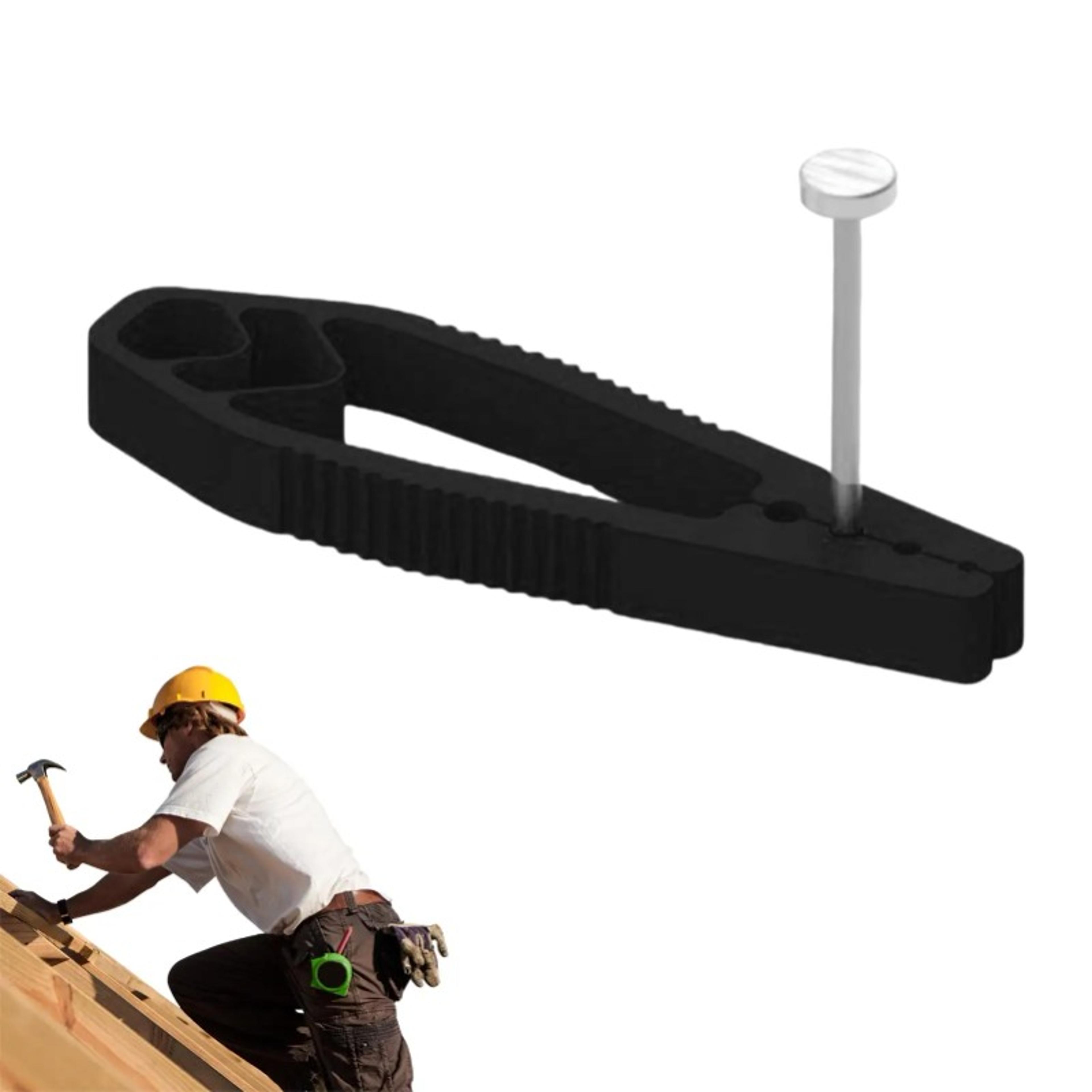 premium portable nail fixer tool & finger protection nail holder with sliding joint pliers
