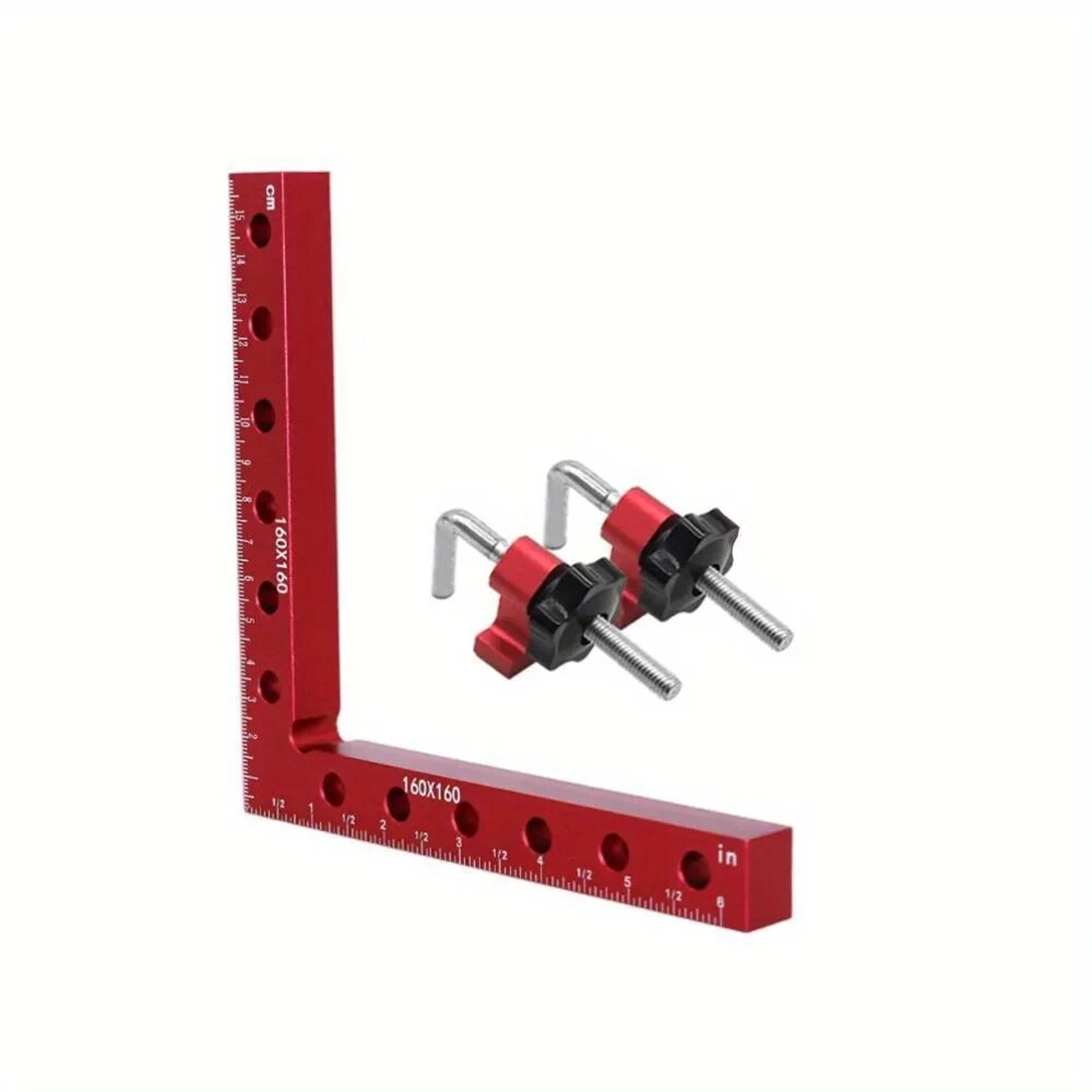 precision woodworking corner clamp square ruler for cabinet and frame assembly