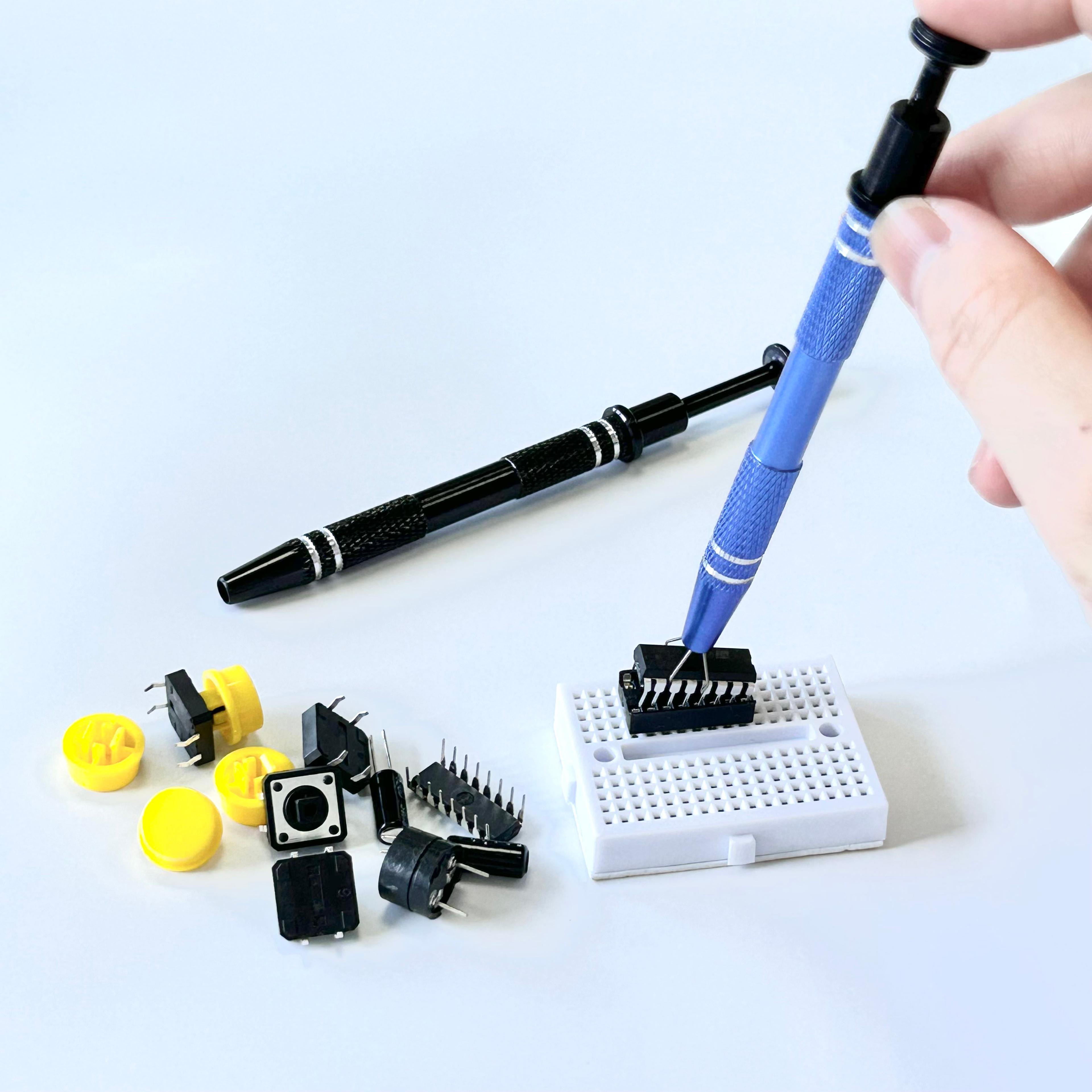 precision four claw ic chip extractor & electronic component grabber tool