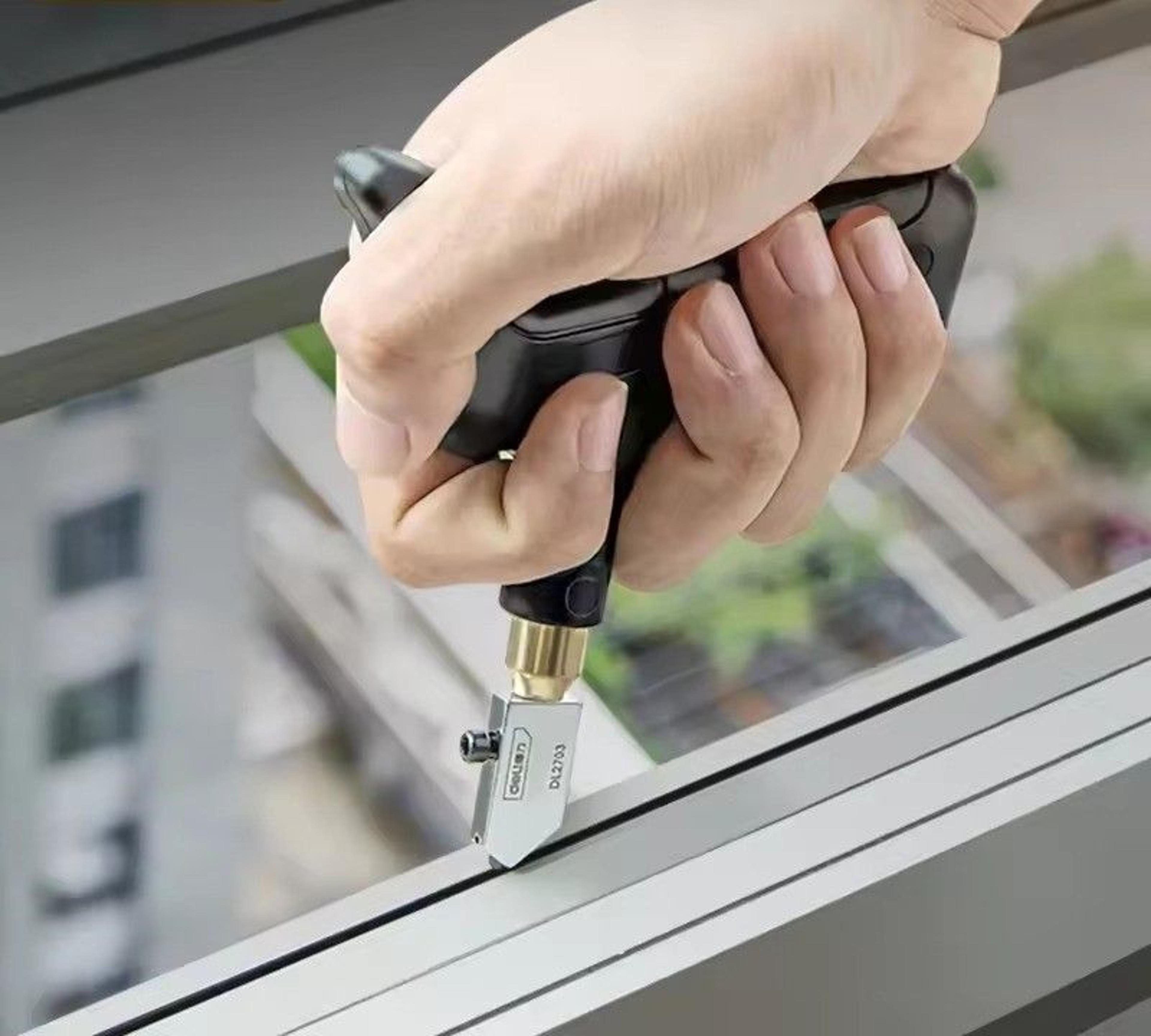 diamond precision glass & tile cutter for crafts, windows & diy projects