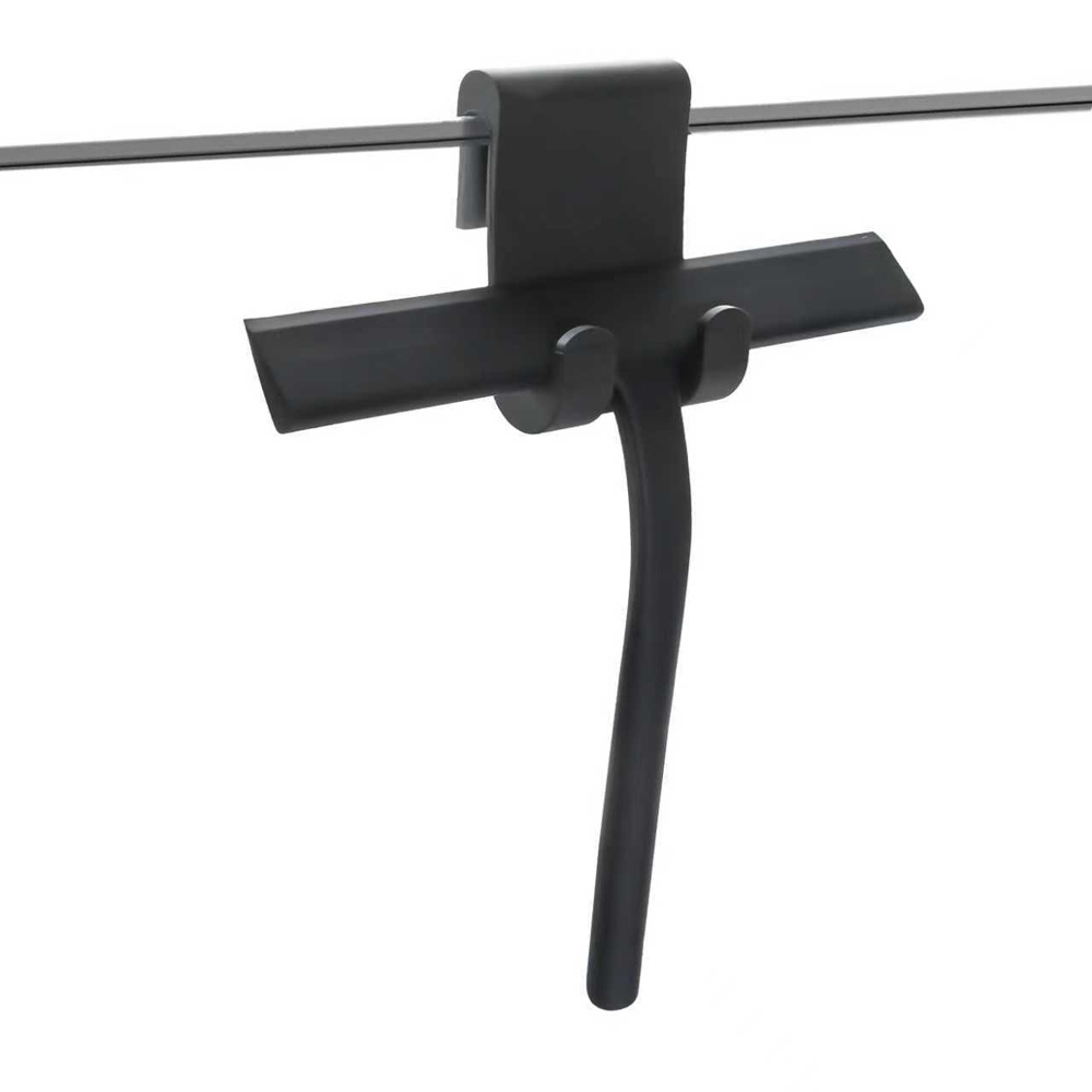 premium silicone shower squeegee glass cleaner with holder streak free bathroom & mirror wiper
