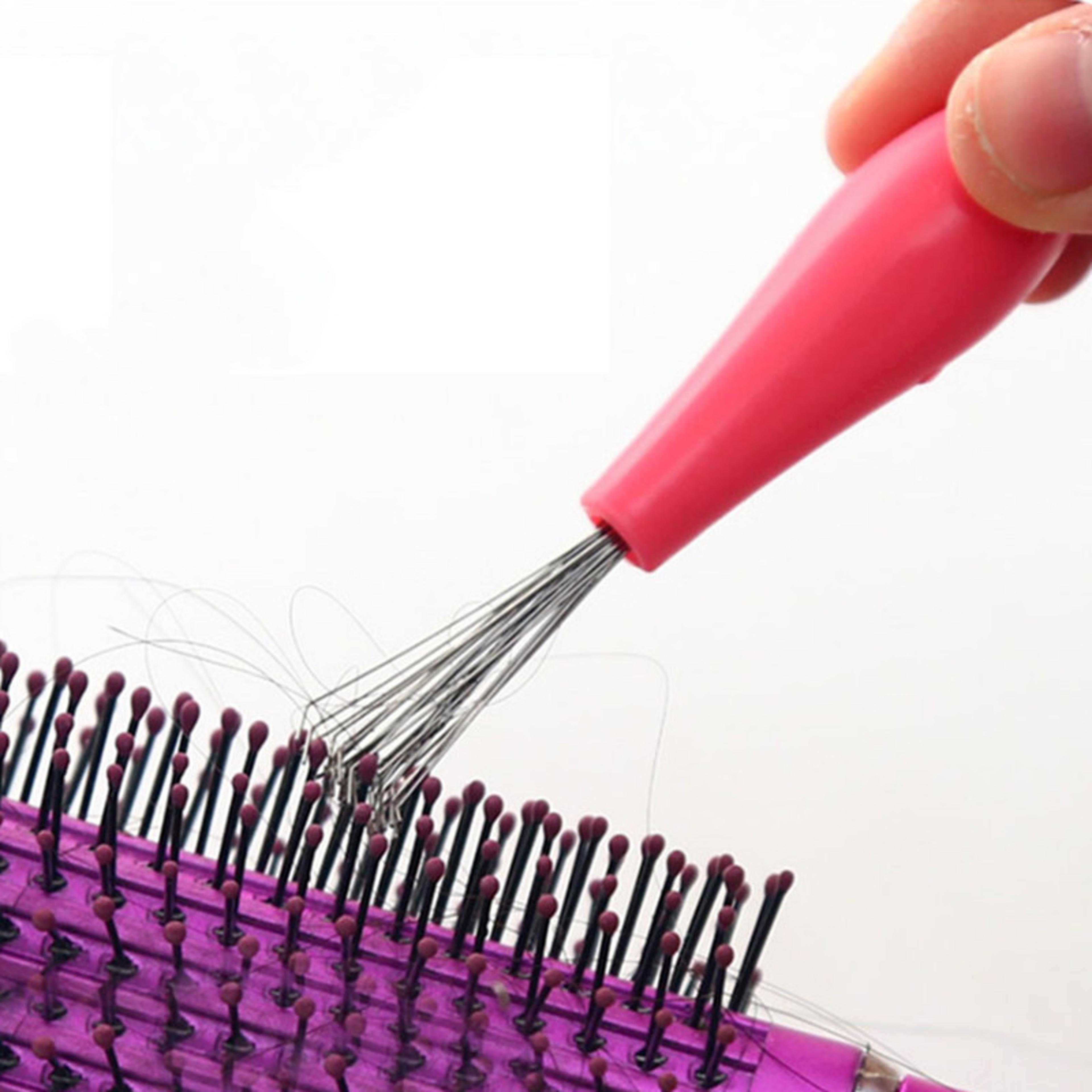 compact hair & comb cleaning tool precision hair brush cleaner & brush cleaning tool for easy grooming