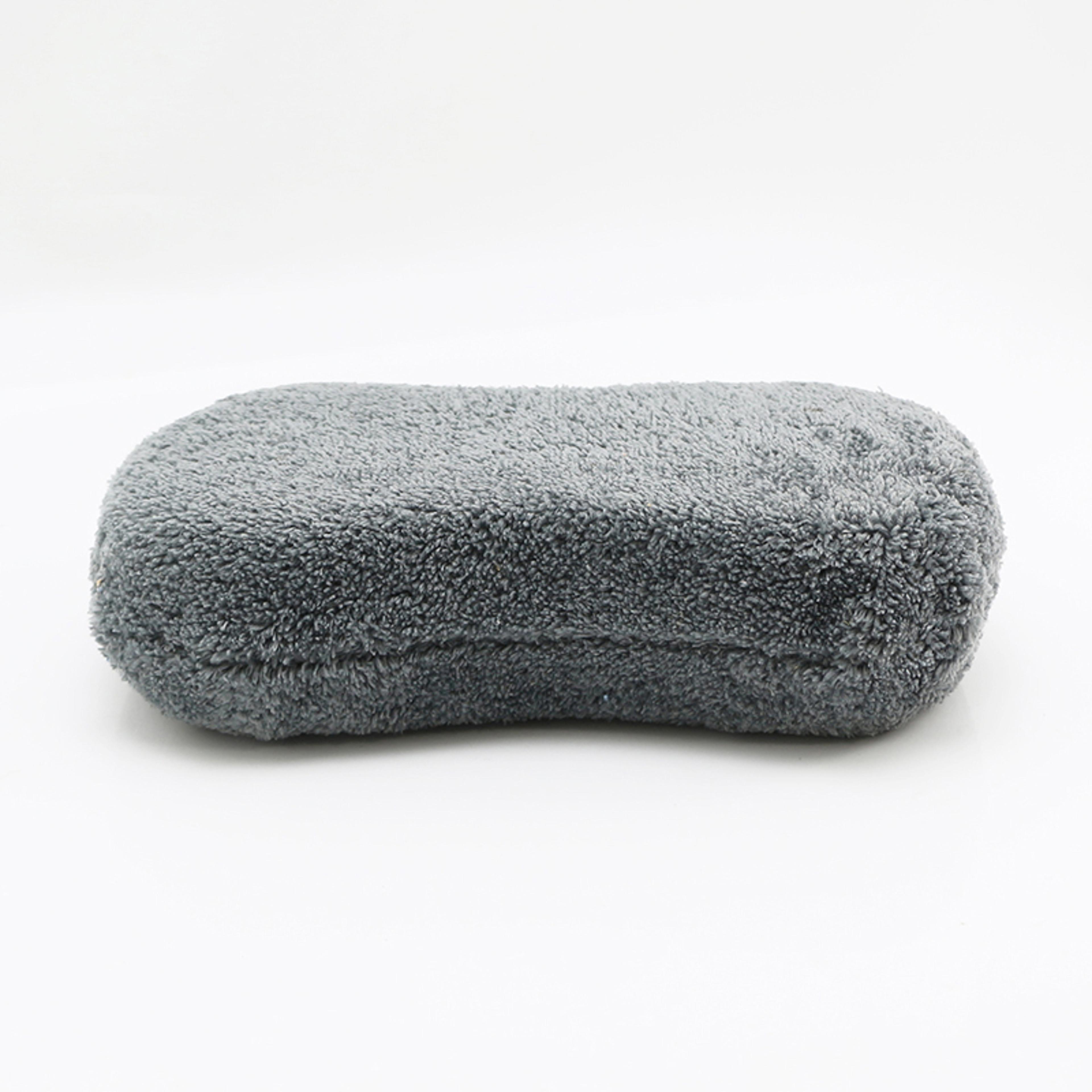 microfiber car wash sponge pad scratch free car wash sponge for auto & motorcycle detailing