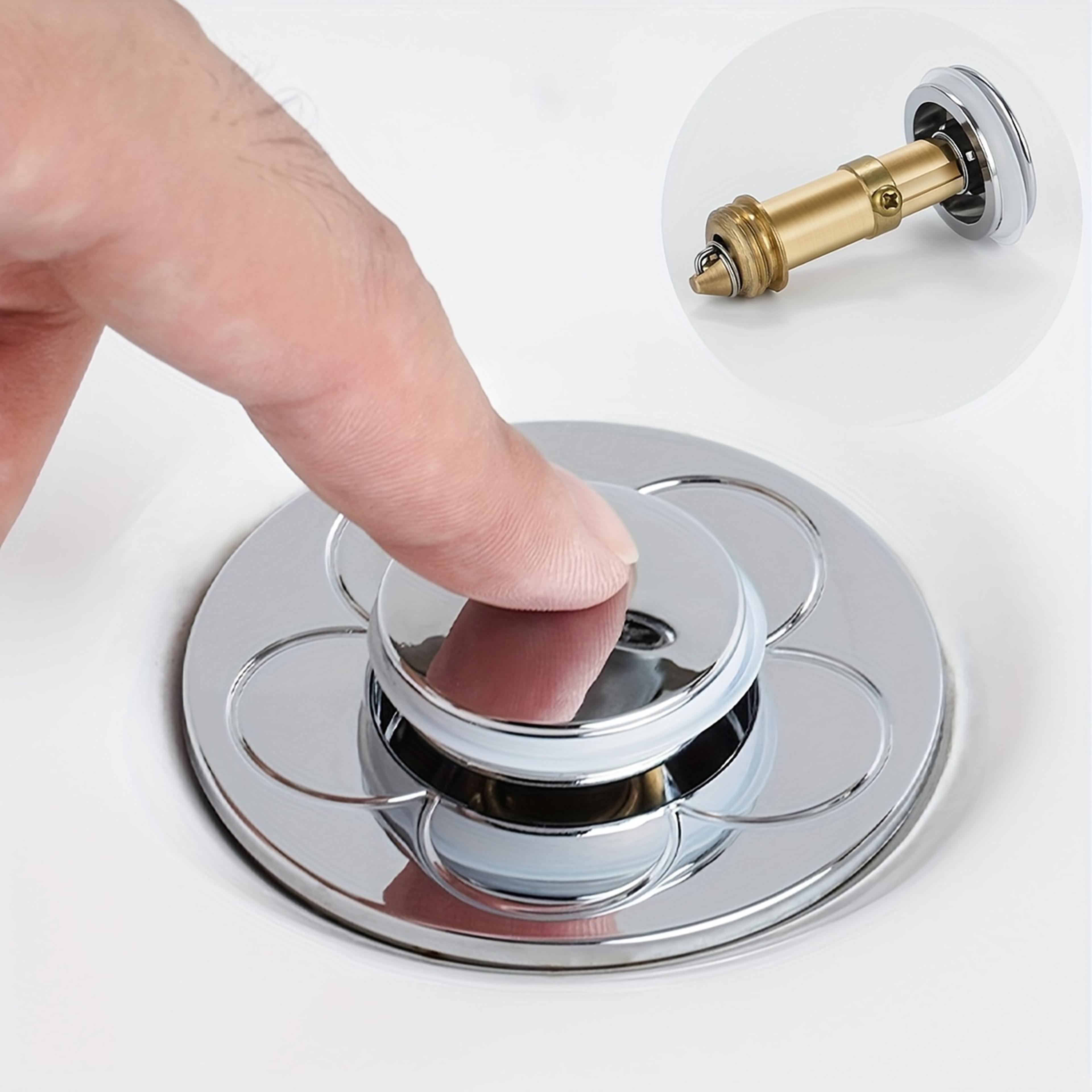 bathroom sink stopper with hair catcher drain filter stainless steel pop up drain cover