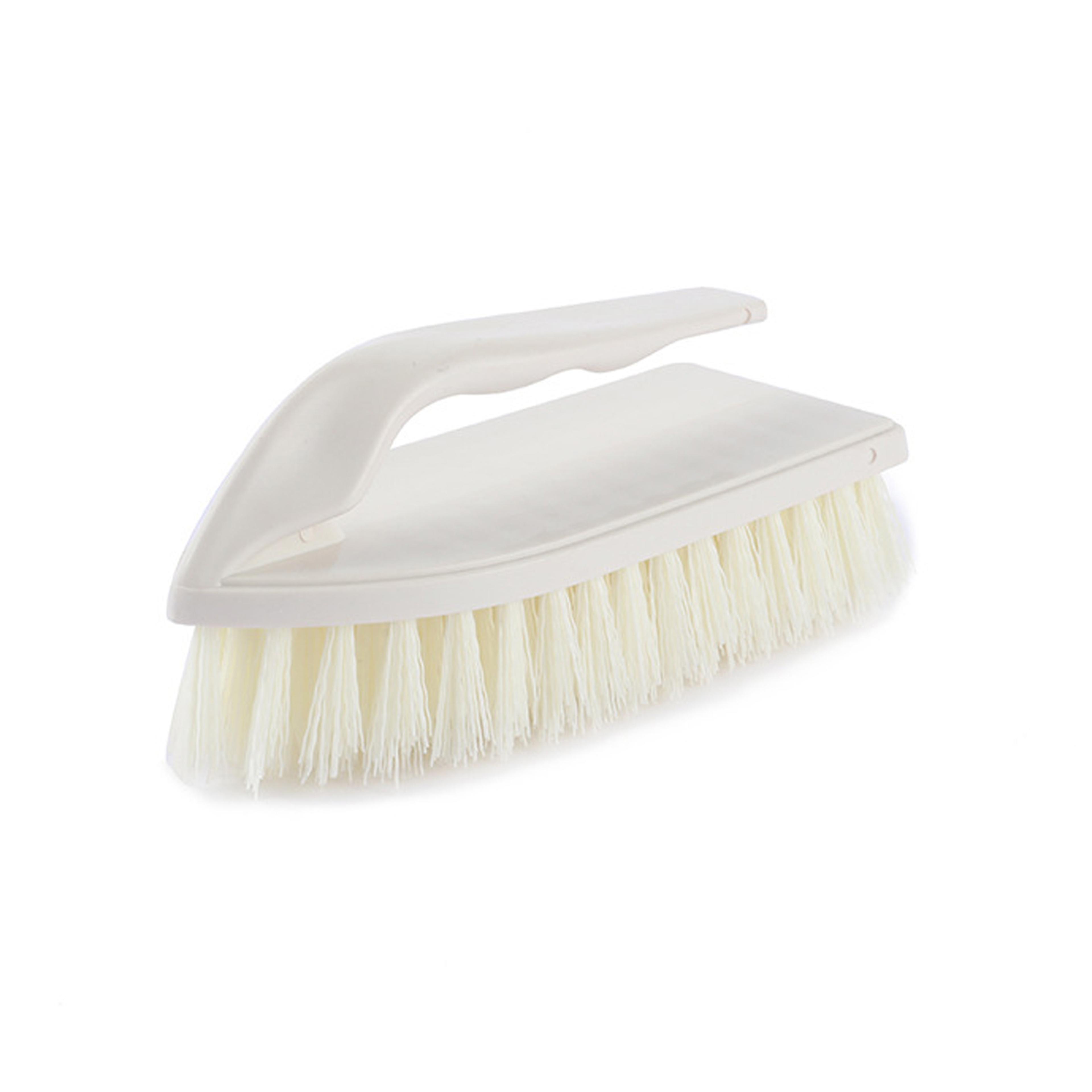 premium multipurpose cleaning brush heavy duty shoe cleaning brush with handle, hard bristle scrub brush