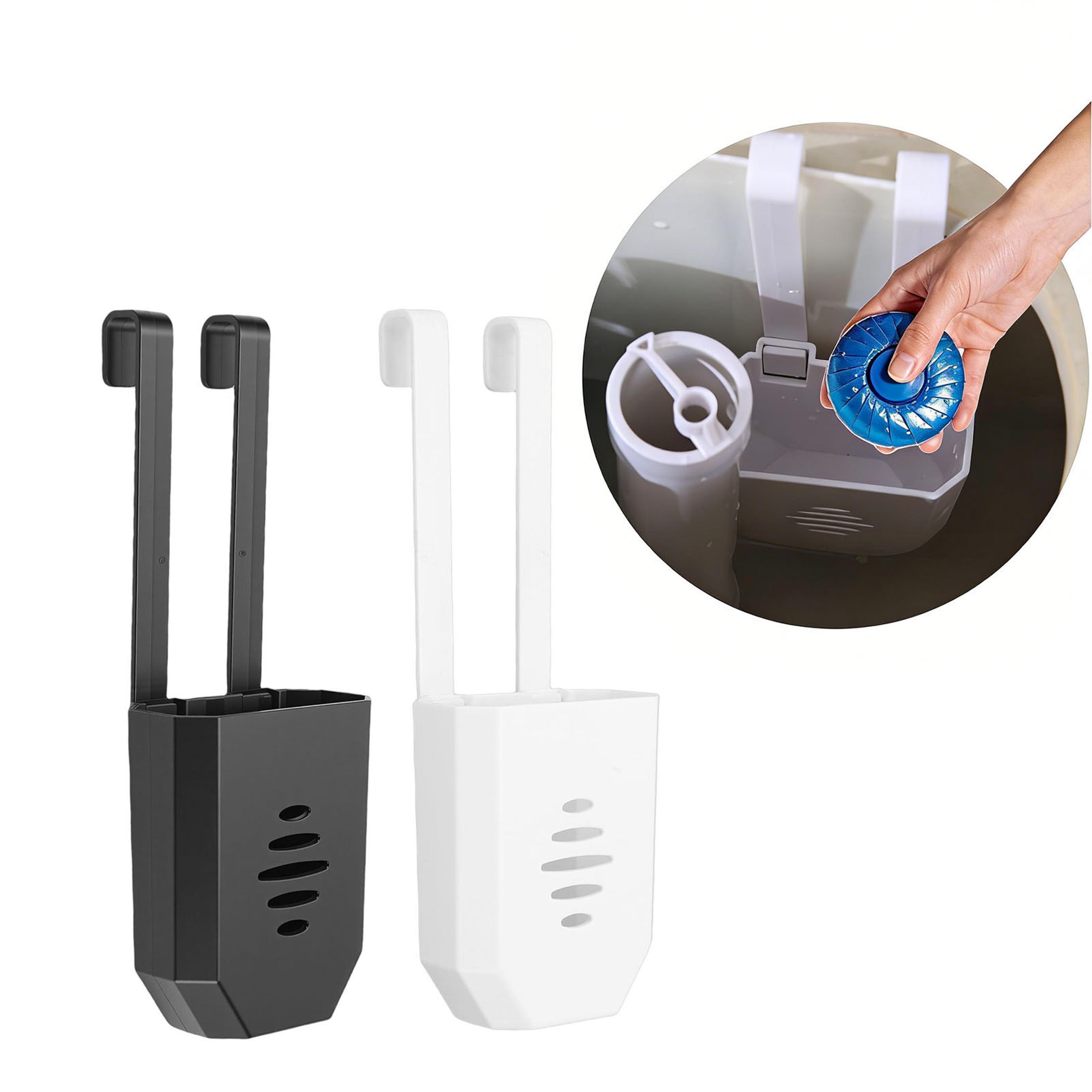 toilet tank tablet holder for cleaner, safer toilet maintenance