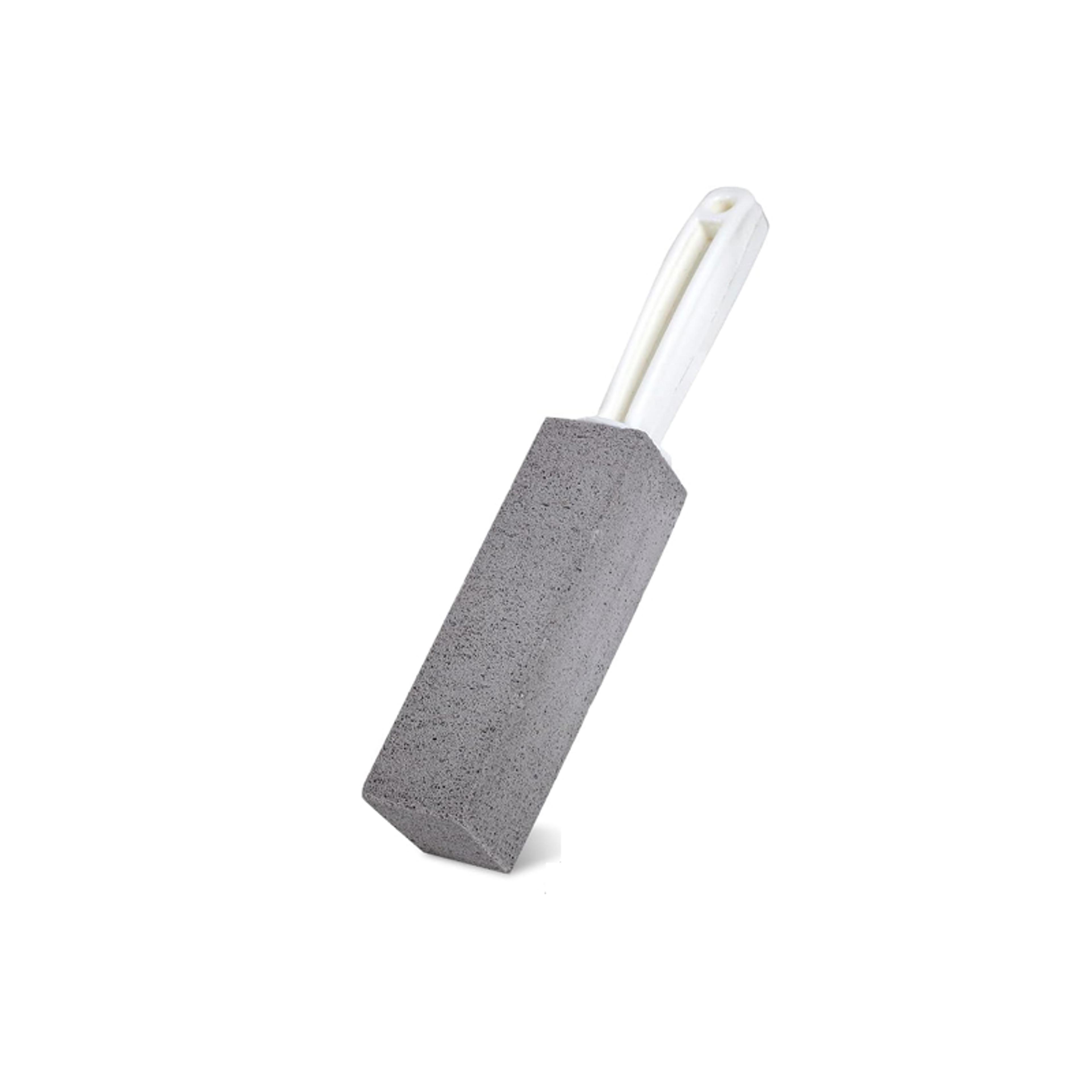 pumice stone toilet cleaner set dual handle sticks for tough limescale & hard water stain removal