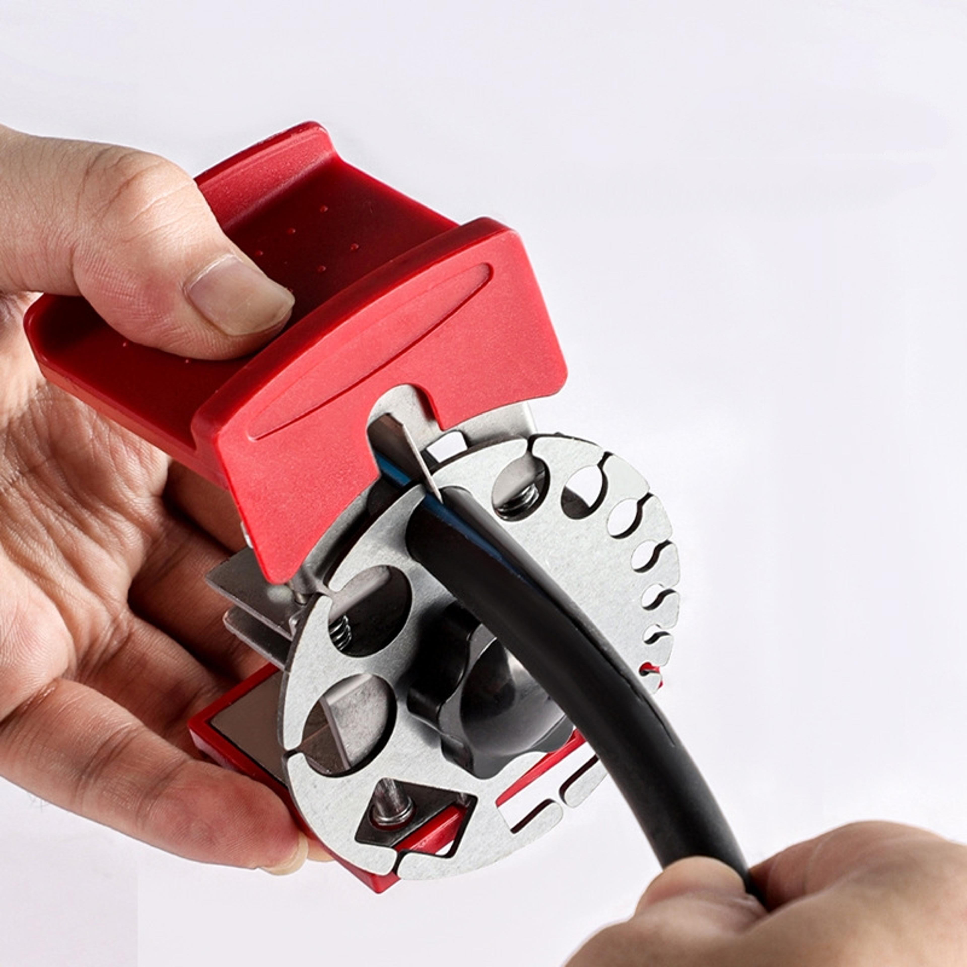 pro handheld wire stripping tool for fast cable cutting & precision wire removal