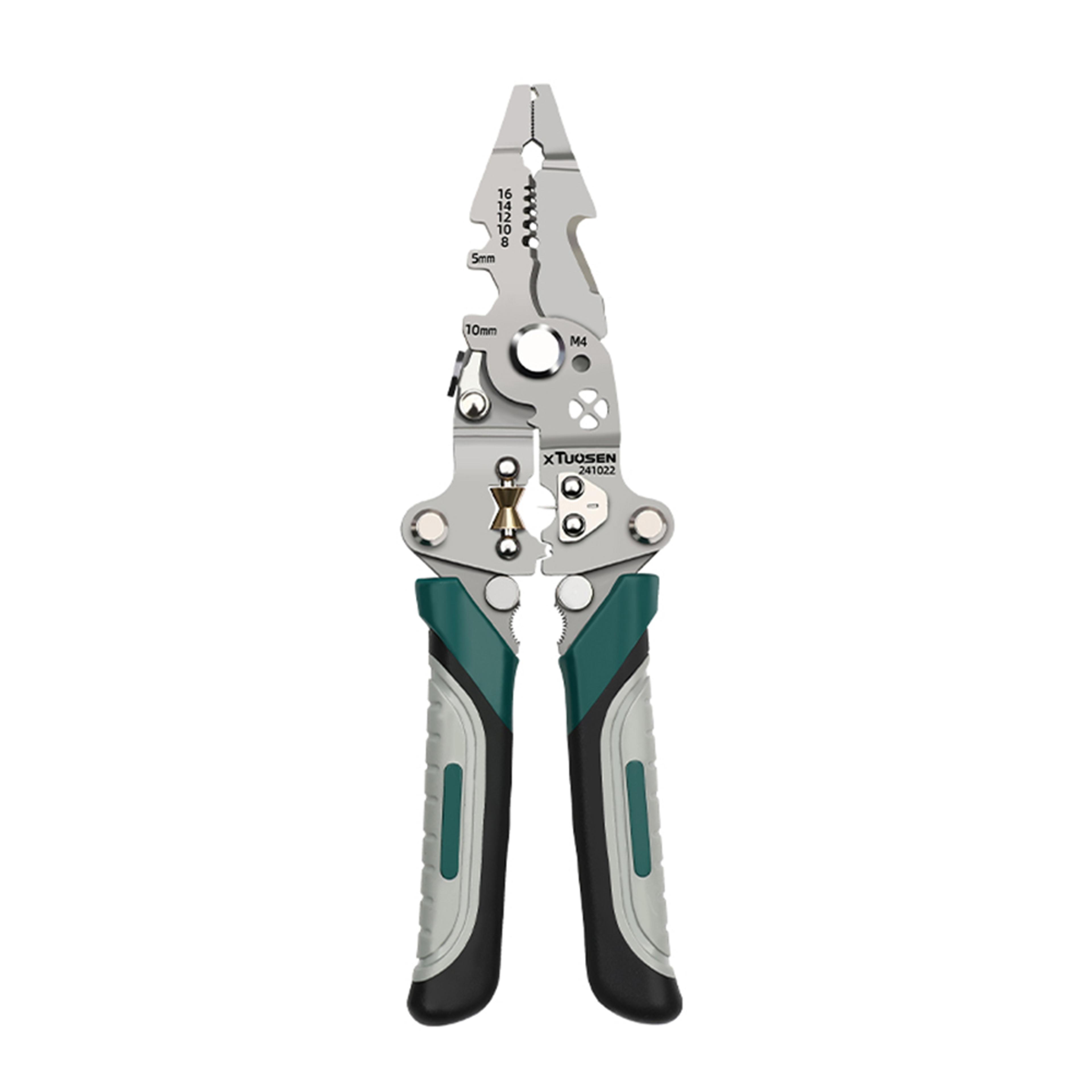 folding wire stripper pliers multifunction electrician tool