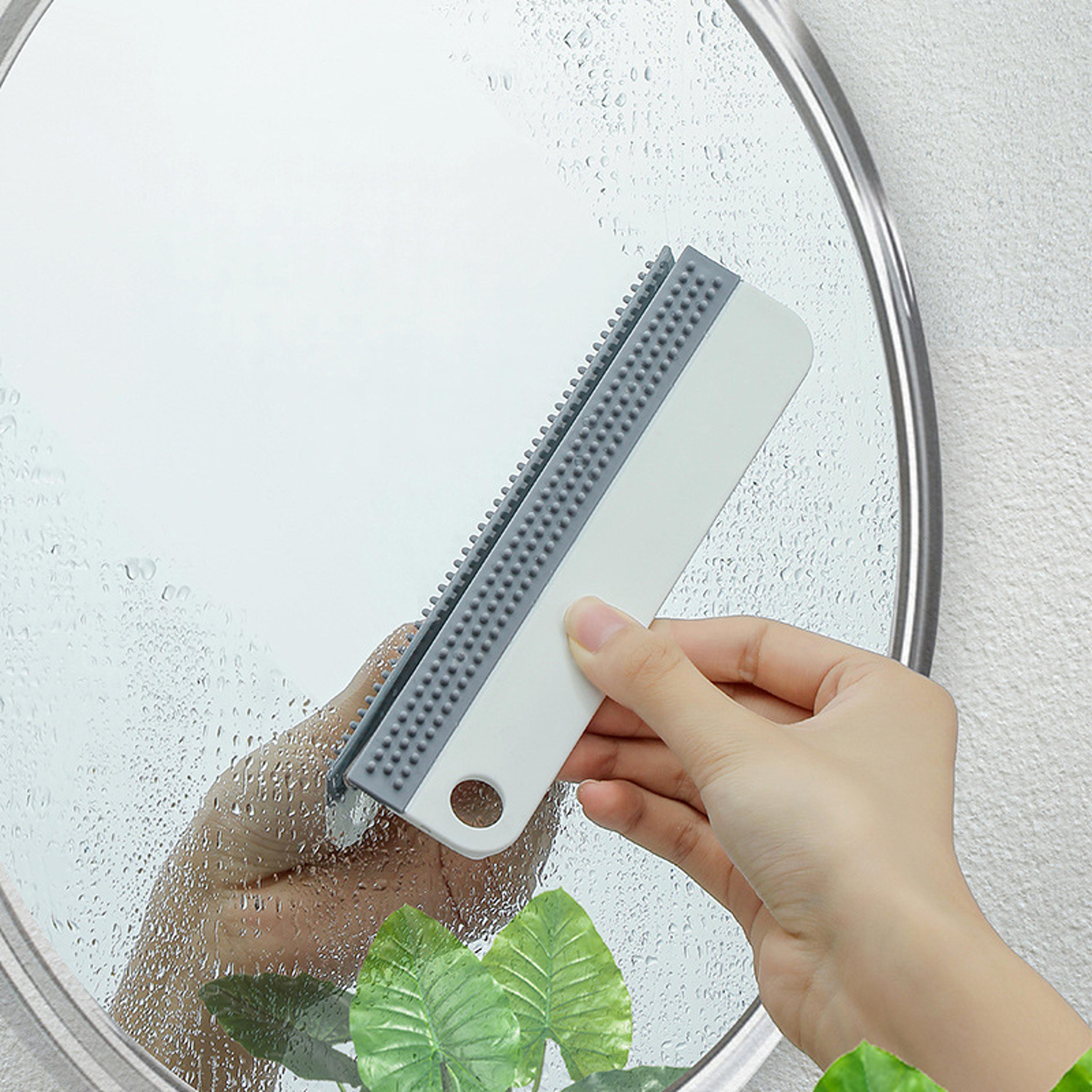 silicone window squeegee for glass, mirrors & shower doors