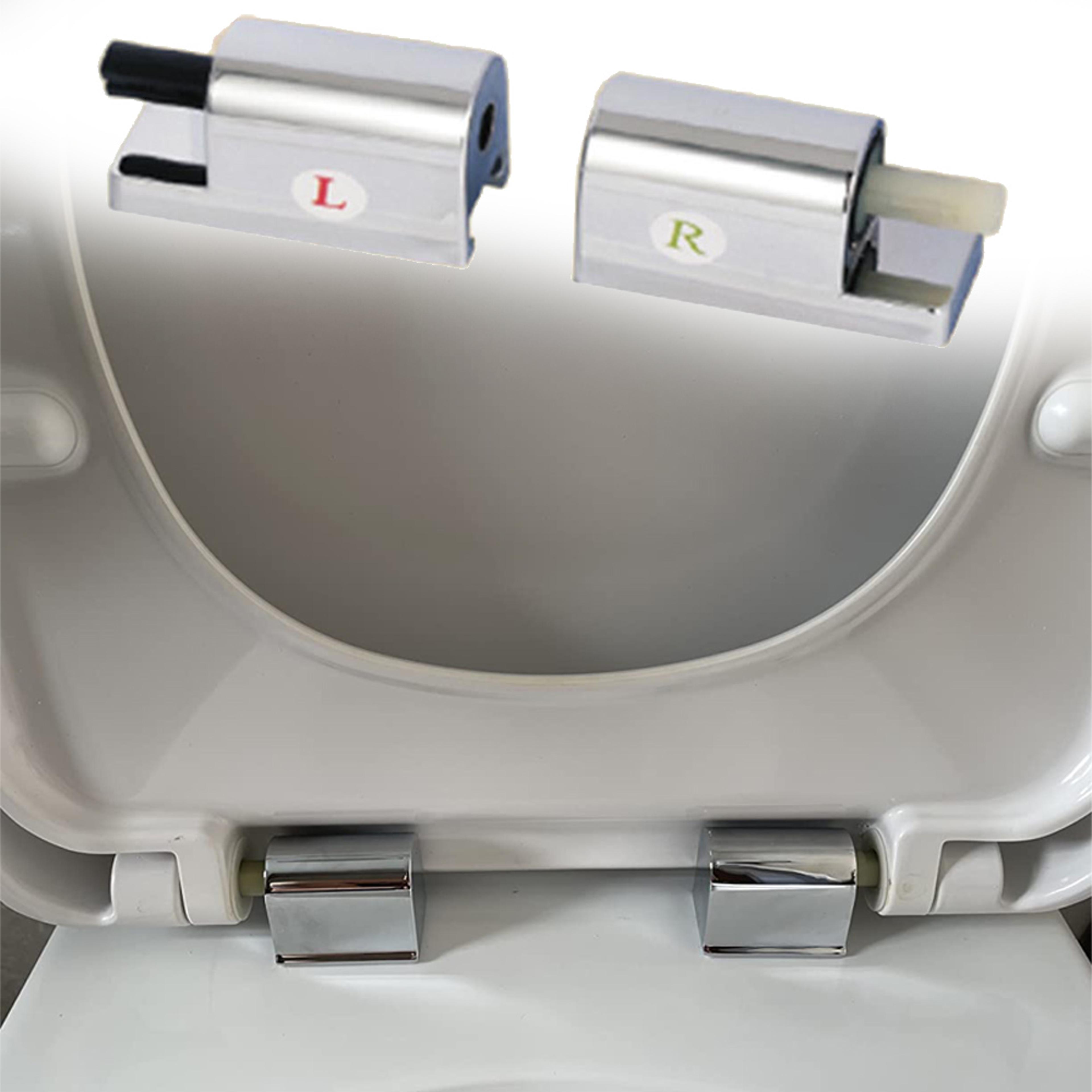 soft close toilet seat hinges replacement kit for quiet secure toilet lid repair