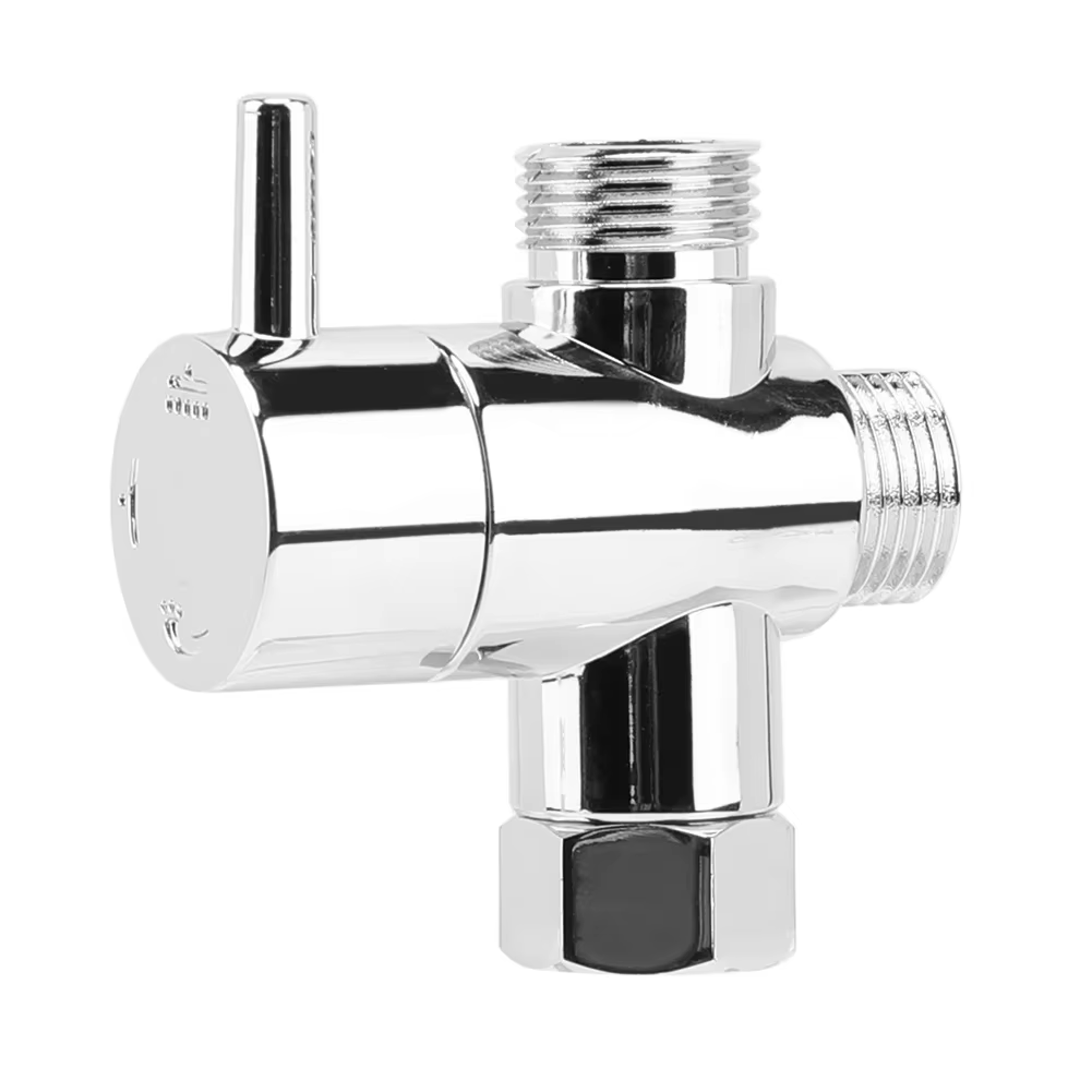 universal way shower diverter valve faucet adapter splitter for bathroom & handheld showers