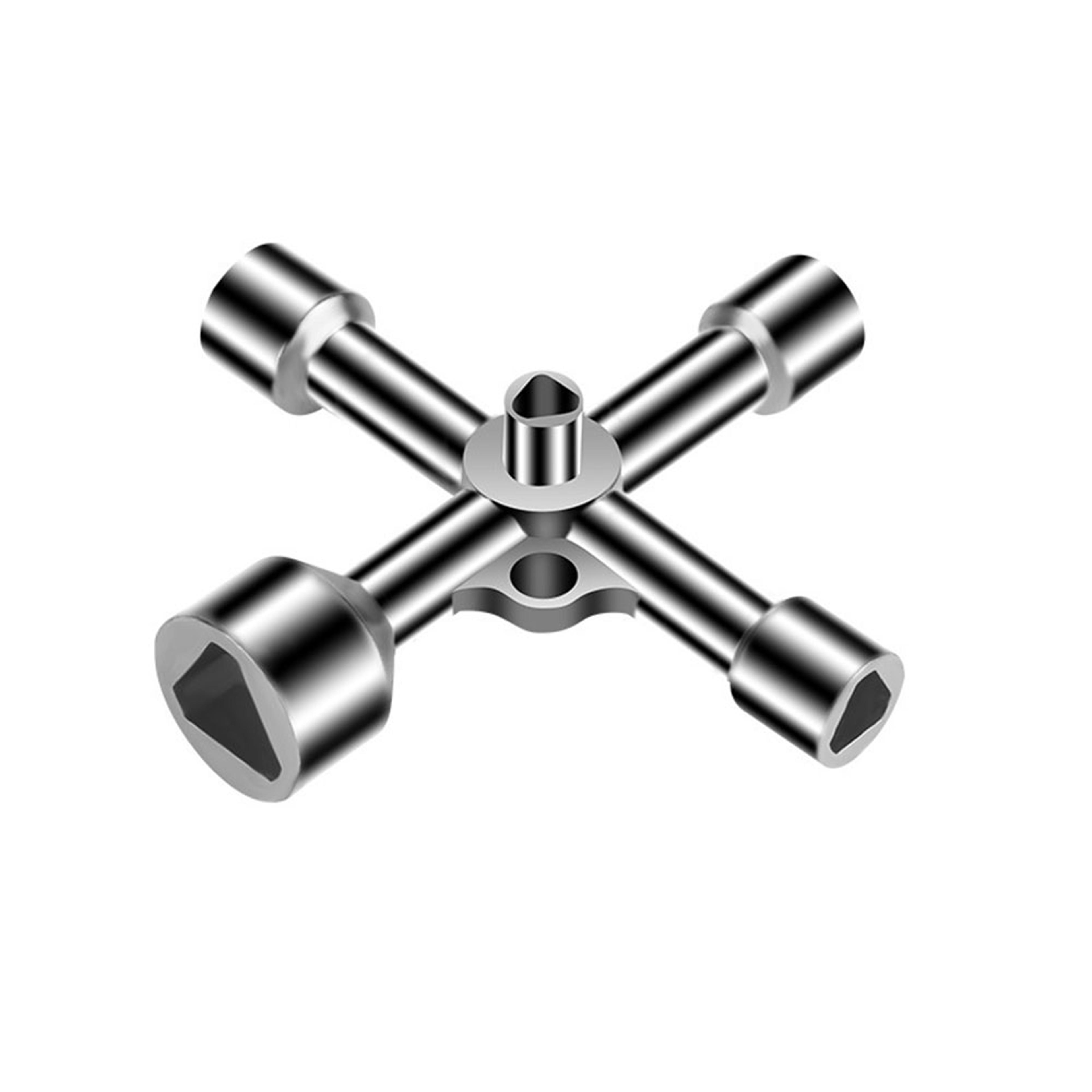 universal control cabinet key multi function triangular utility wrench