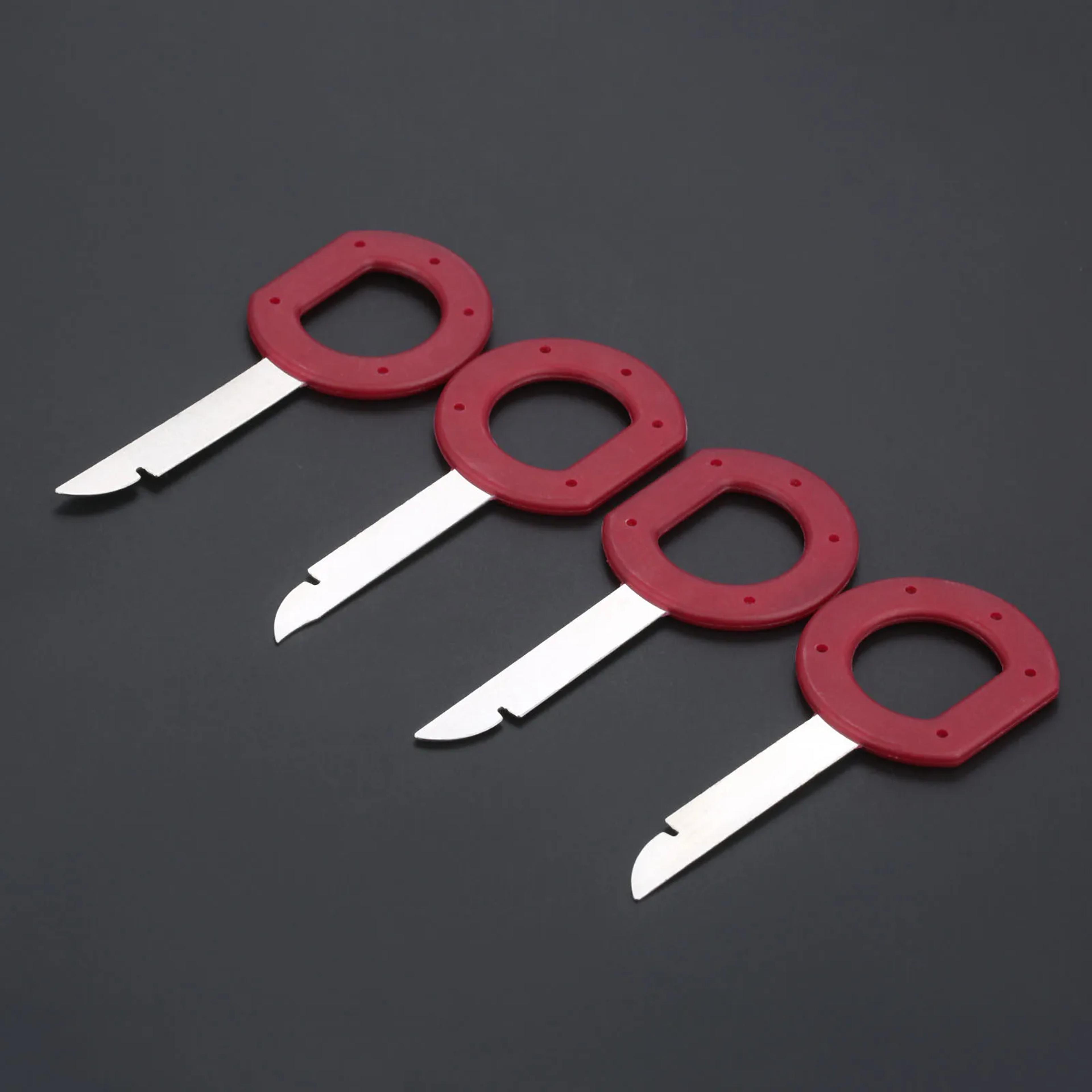 precision car stereo removal key set for audi mercedes radio cd player extraction tool kit
