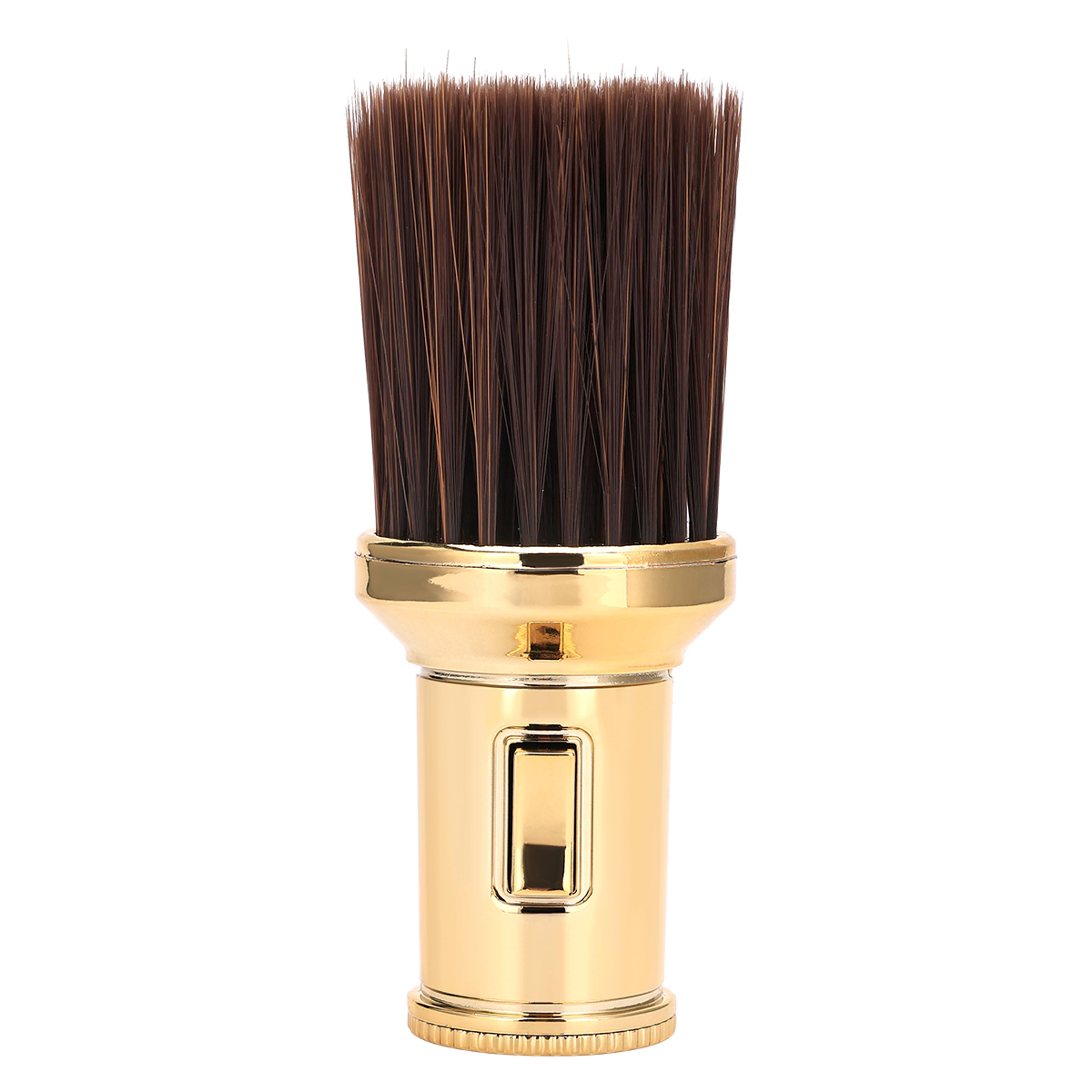 barber neck duster brush with soft bristles & ergonomic handle