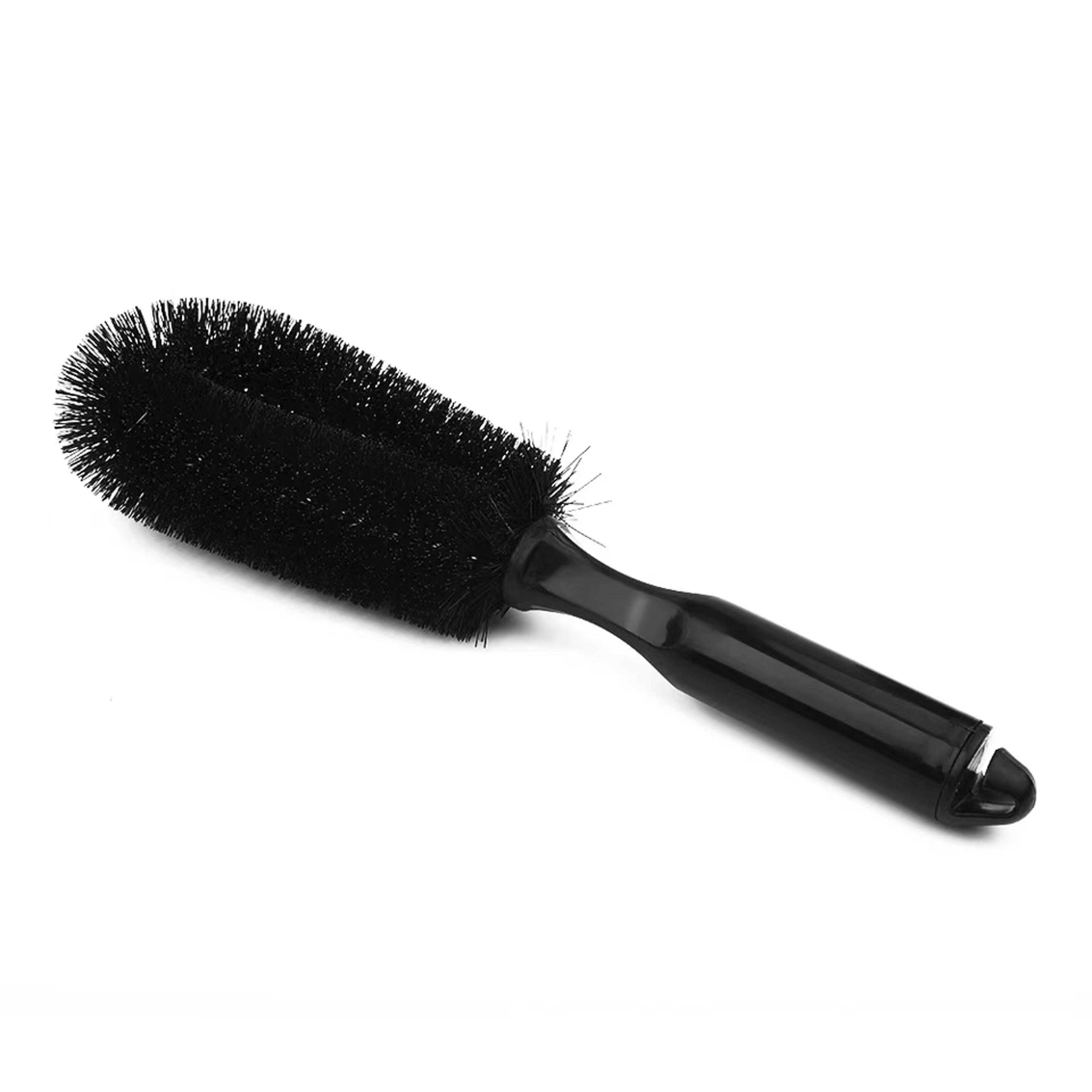 premium wheel & tire detailing brush for alloy rims and deep clean car care