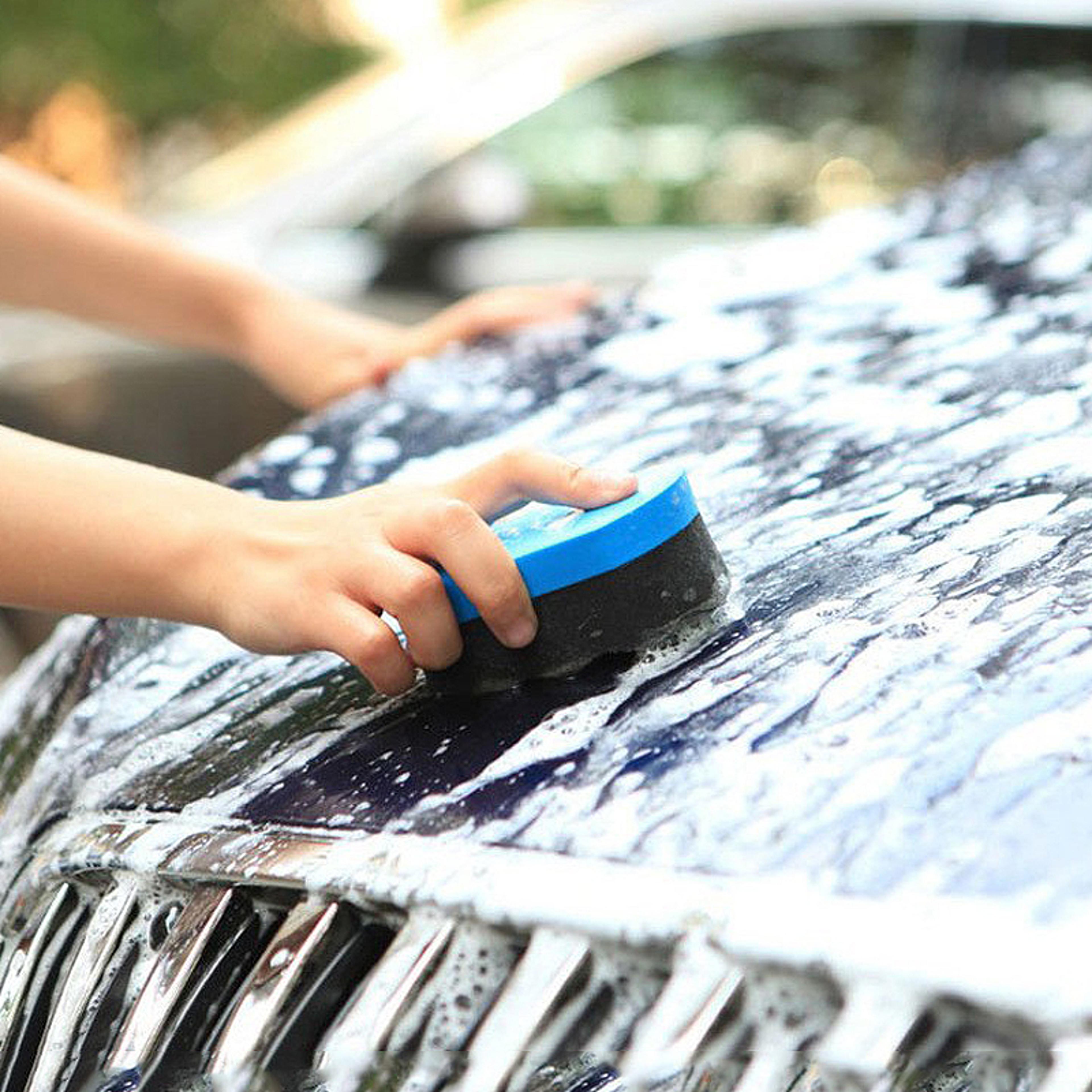 car wax applicator sponge for scratch-free detailing & polishing