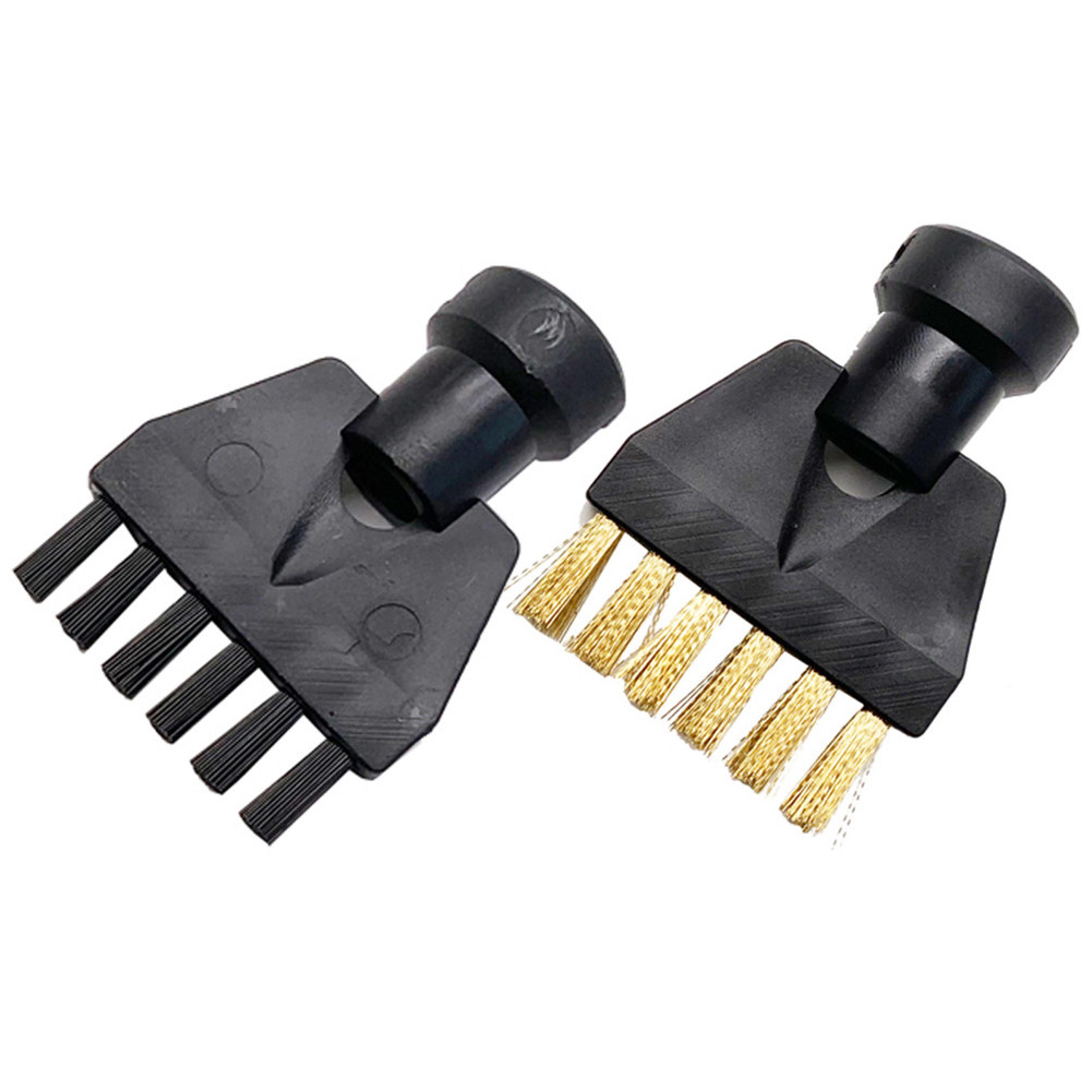 karcher steam cleaner brush set nylon & brass detail cleaning brushes