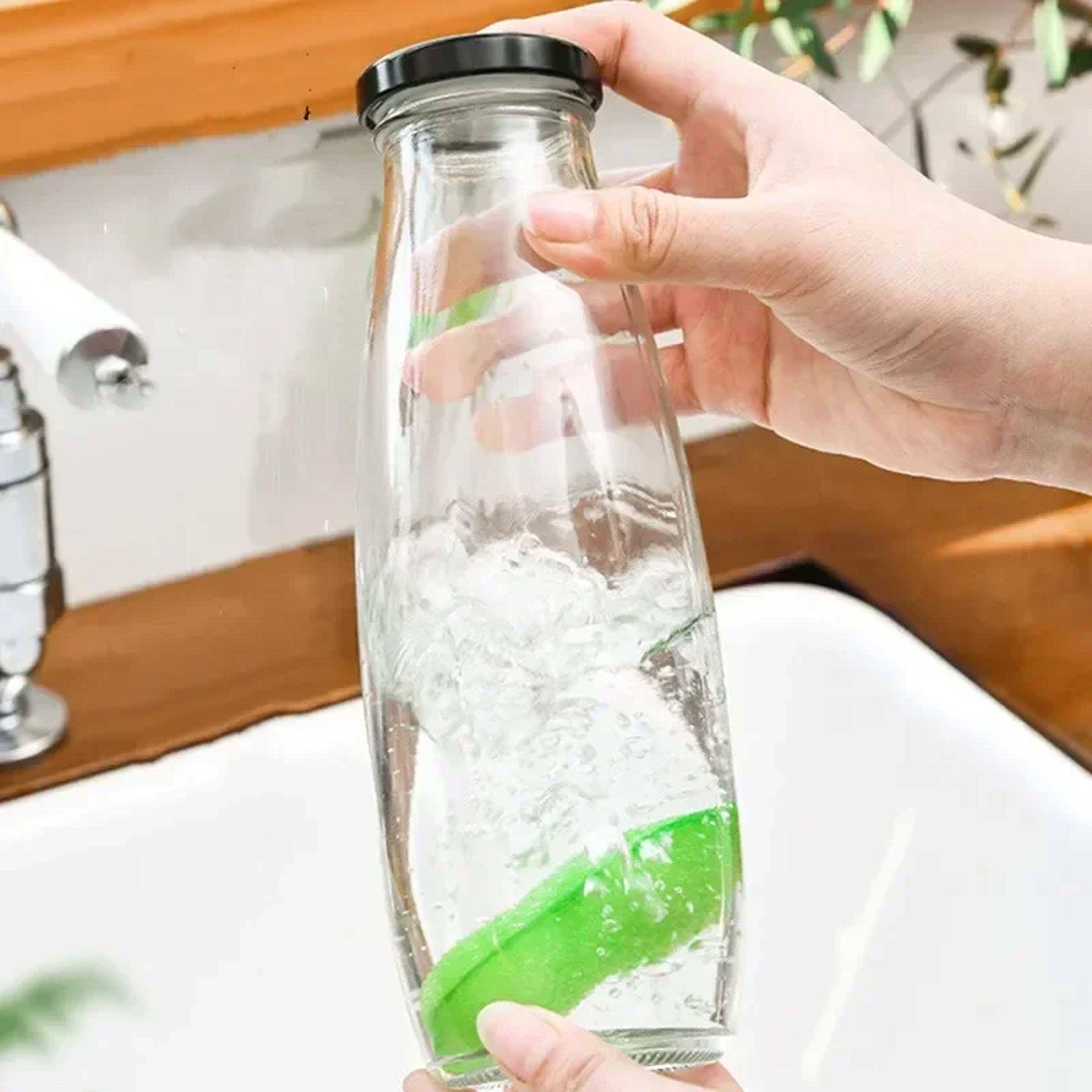 bottle cleaning sponge set bottle cleaner brush for glasses, cups & water bottles