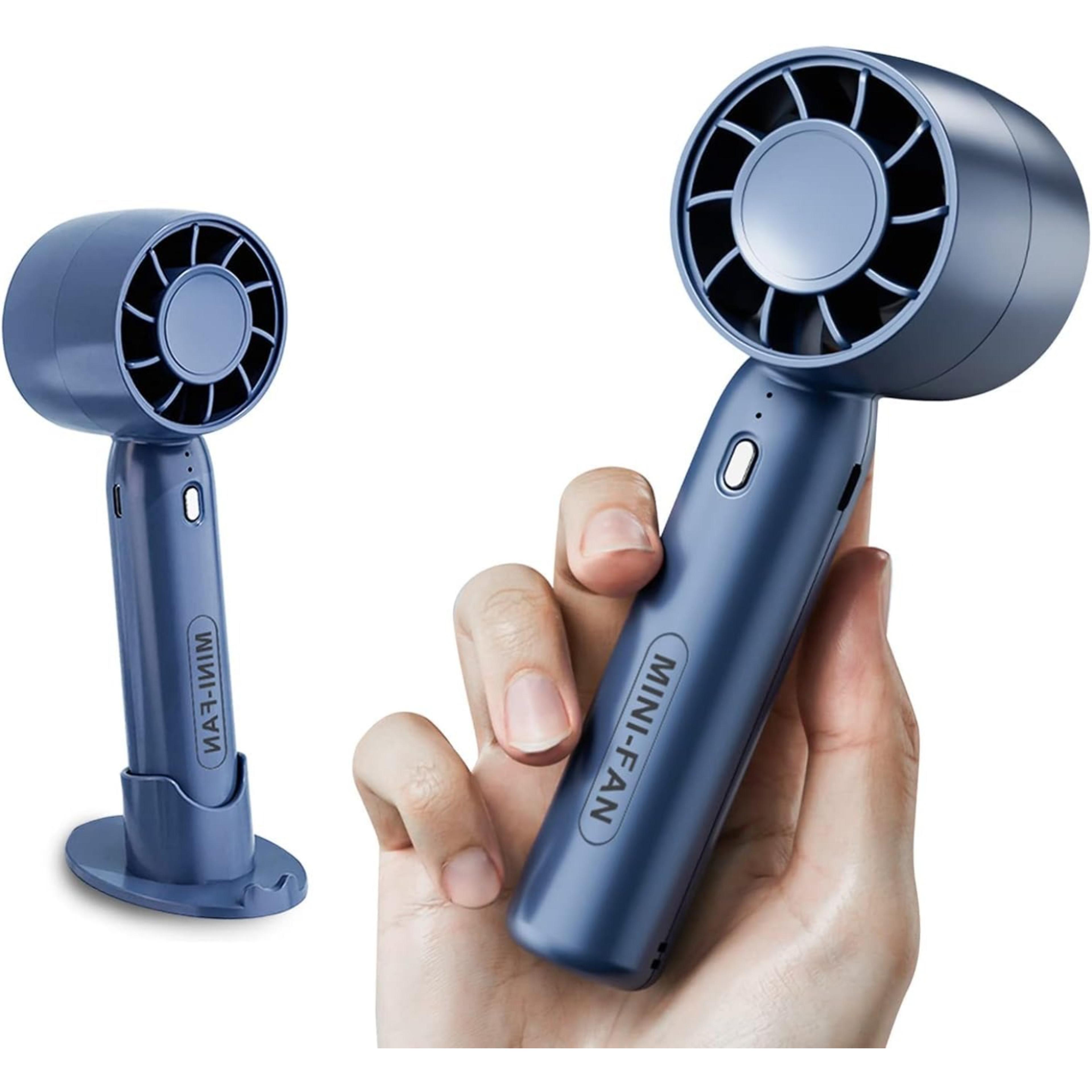 arctic breeze portable handheld fan usb rechargeable mini cooling fan for travel, office & home