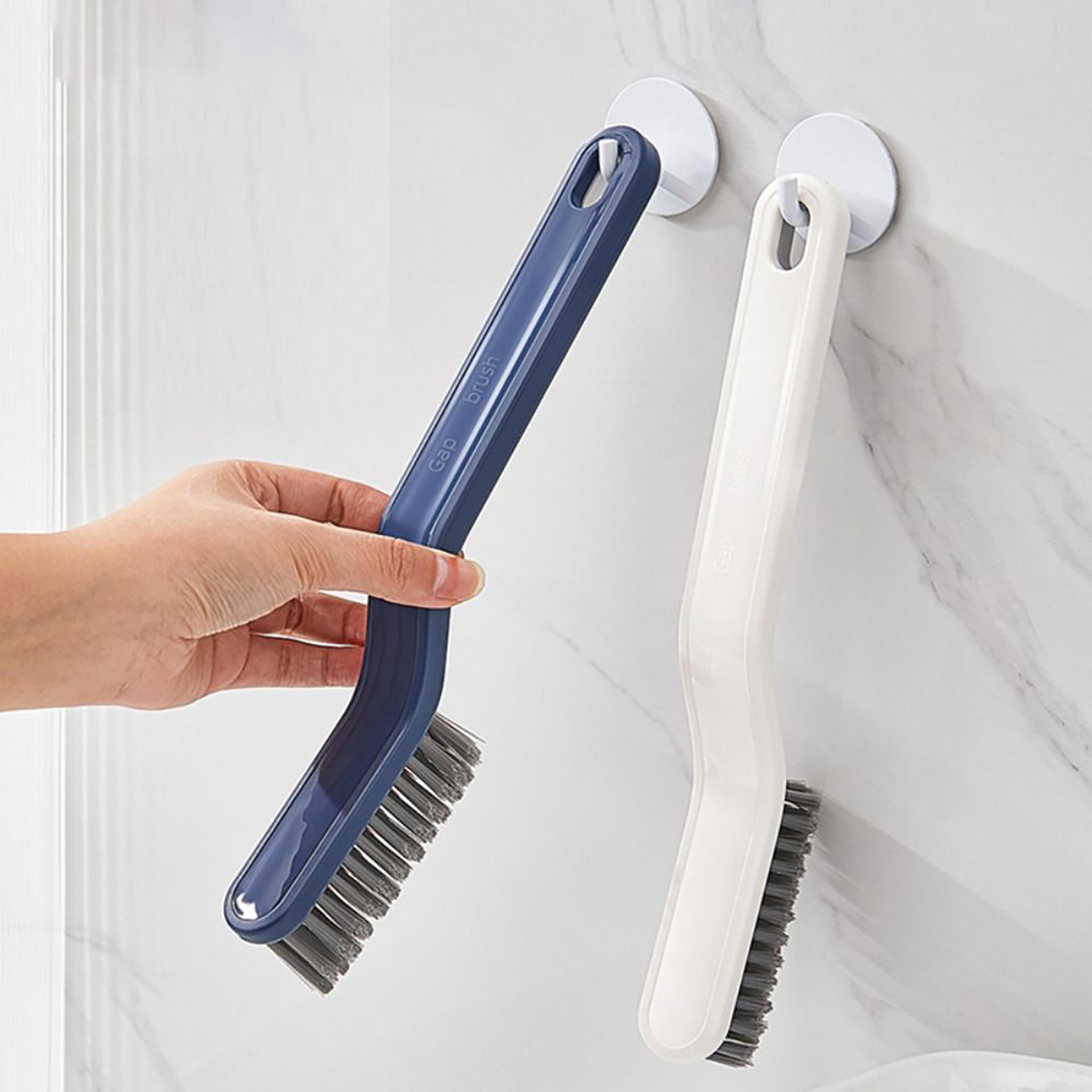 crevice cleaning brush for bathroom gaps, tile grout & window tracks