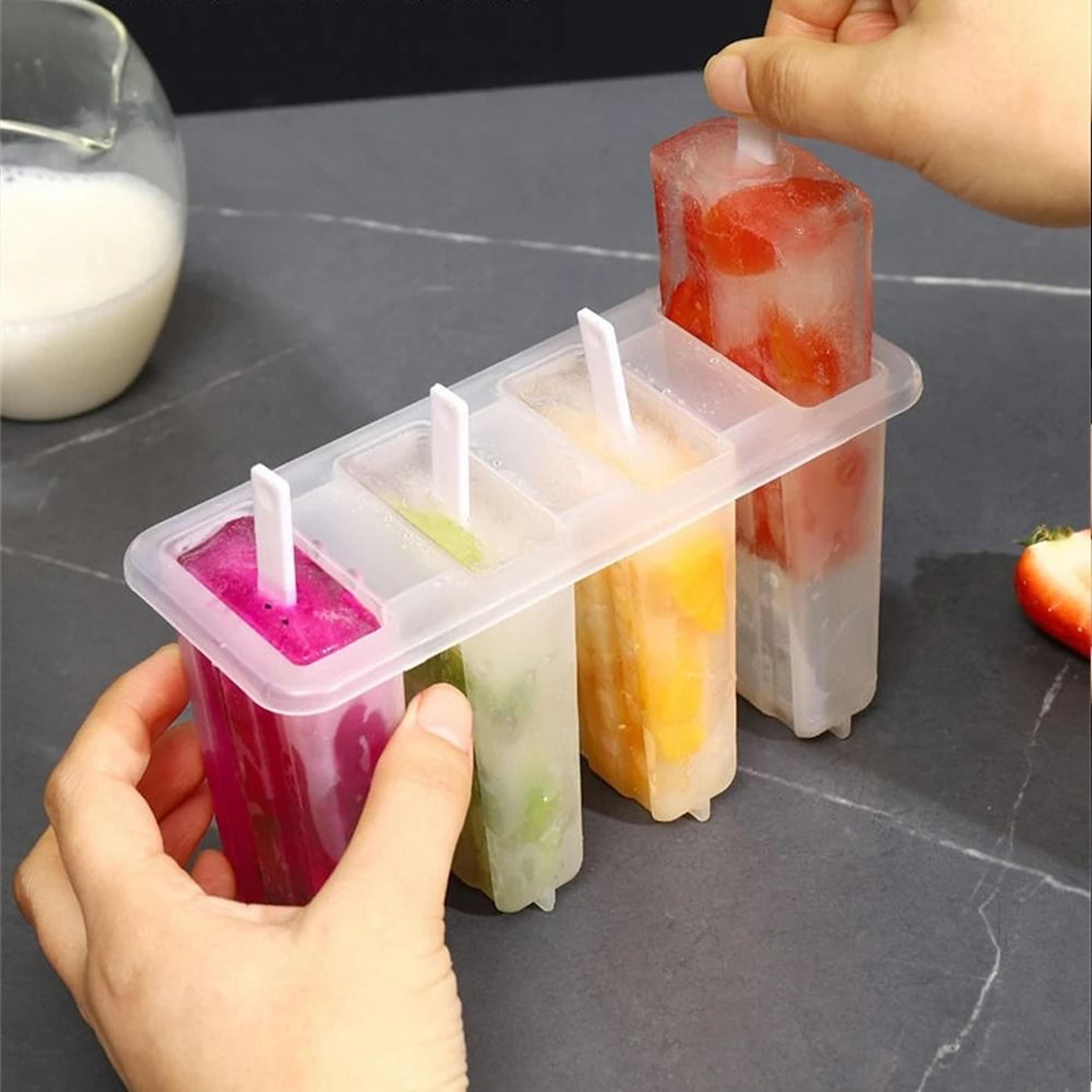 popsicle mold with lid reusable ice cream mold maker