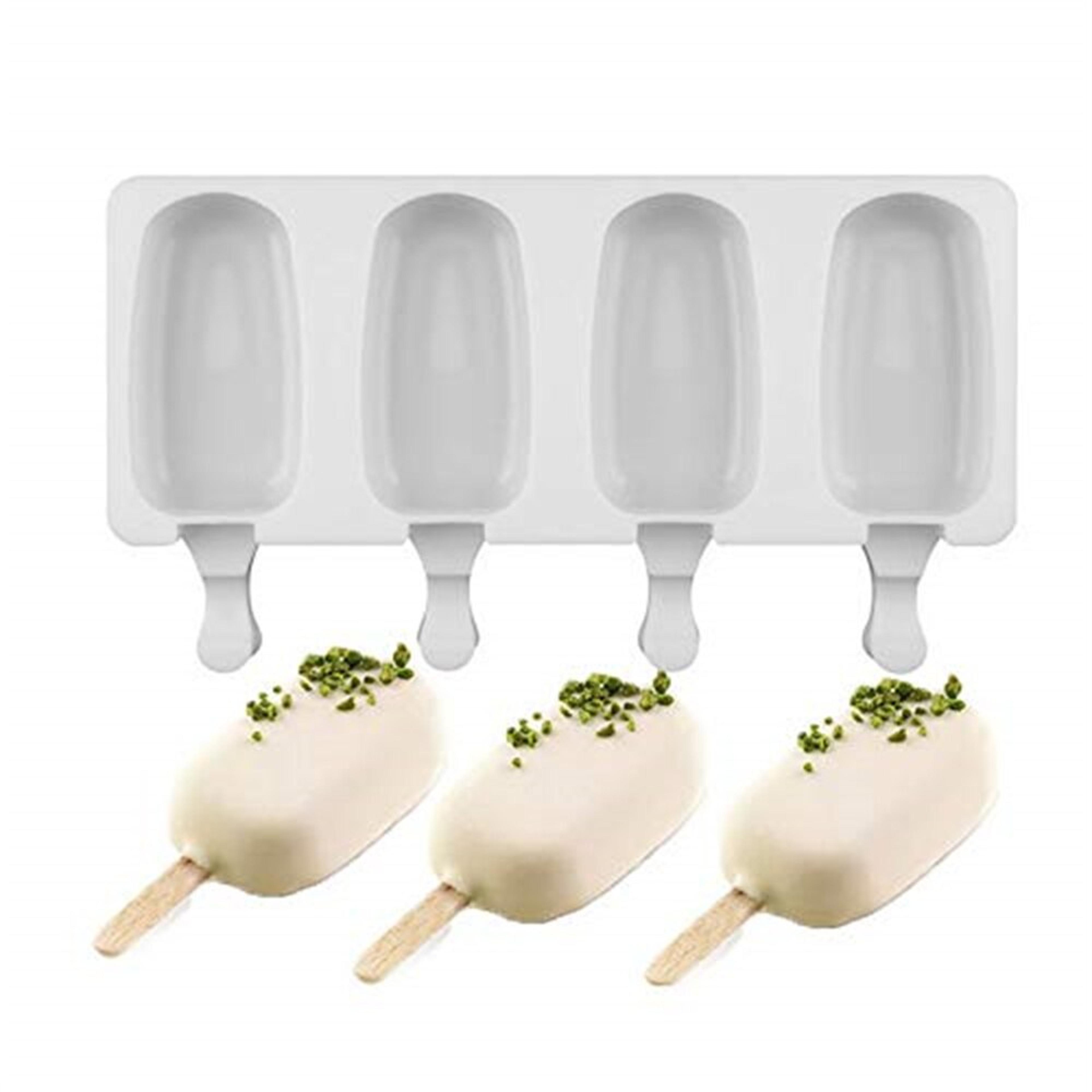 homemade magnum style popsicle mold silicone ice cream & ice pop maker tray