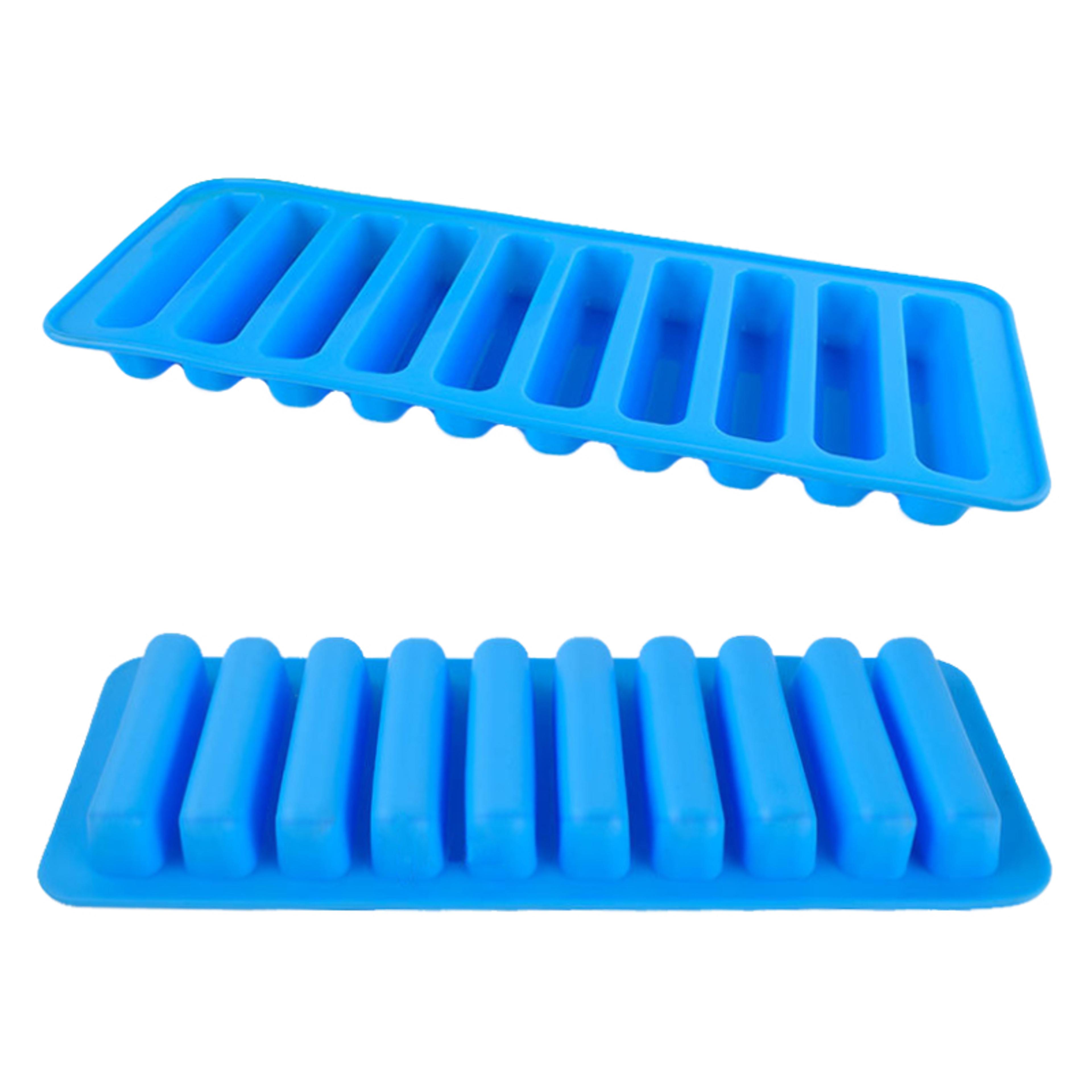 silicone chocolate bar mold for homemade treats & ice cubes