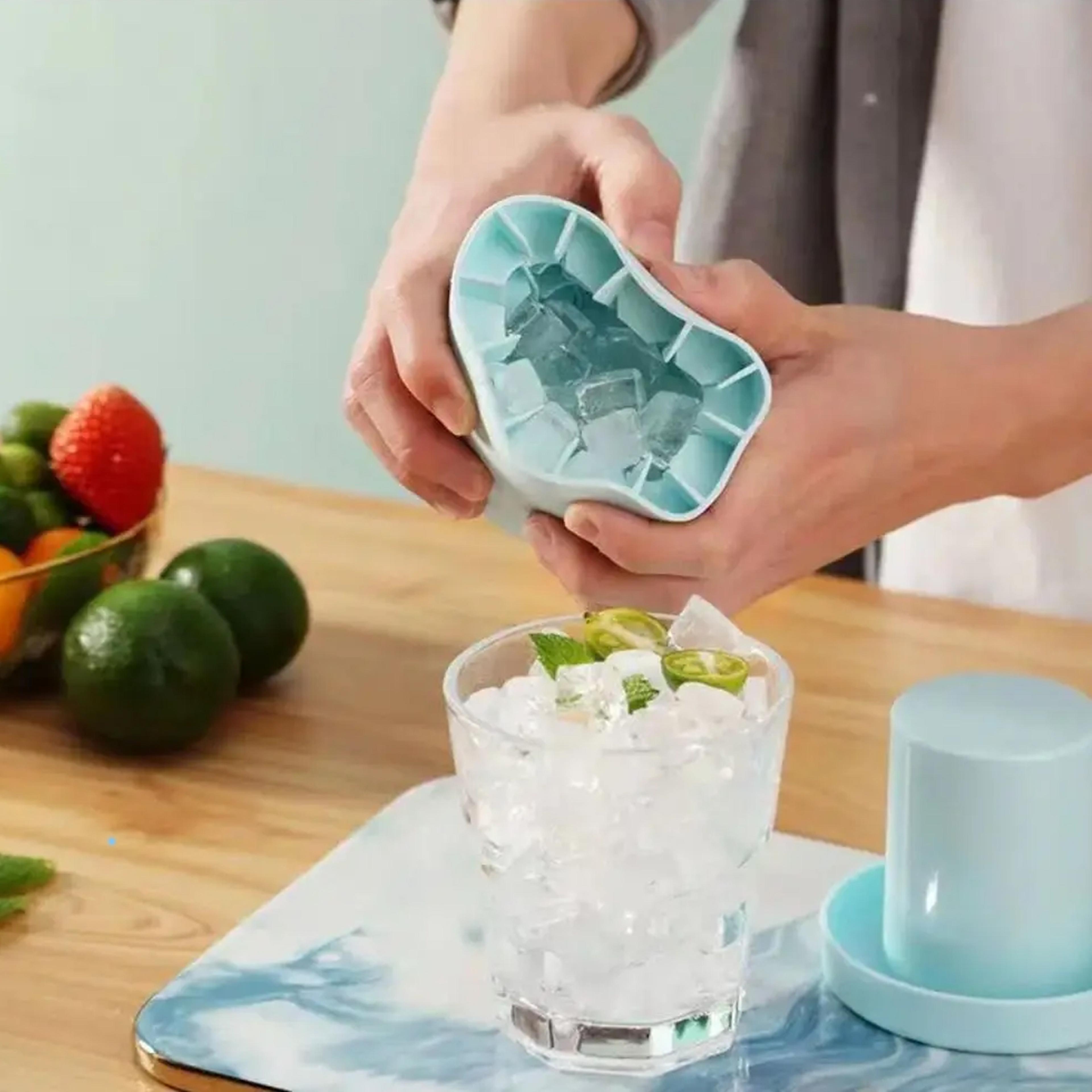 mini silicone ice cube tray food grade easy release ice cube mold