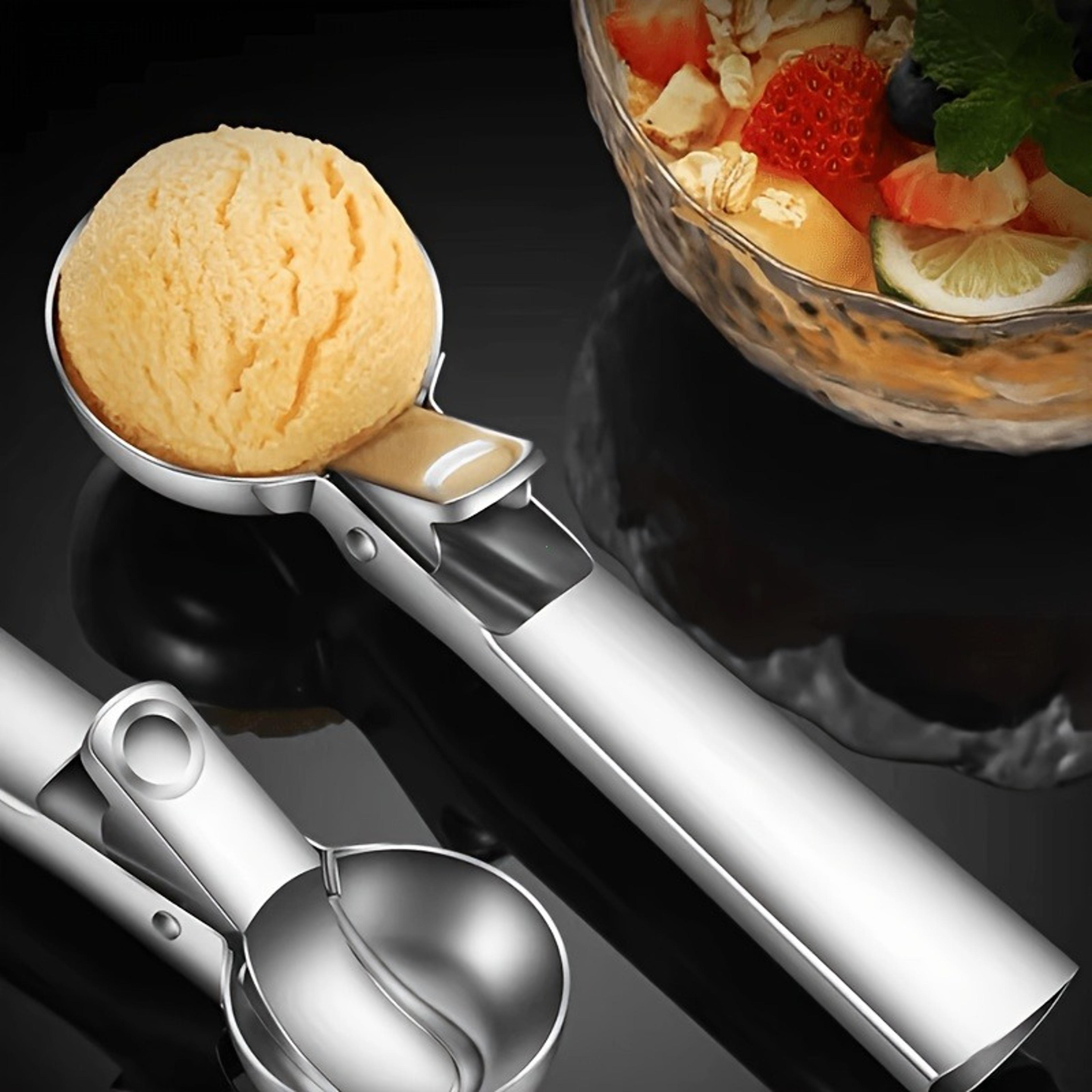 stainless steel ice cream & fruit ball scoop spoon