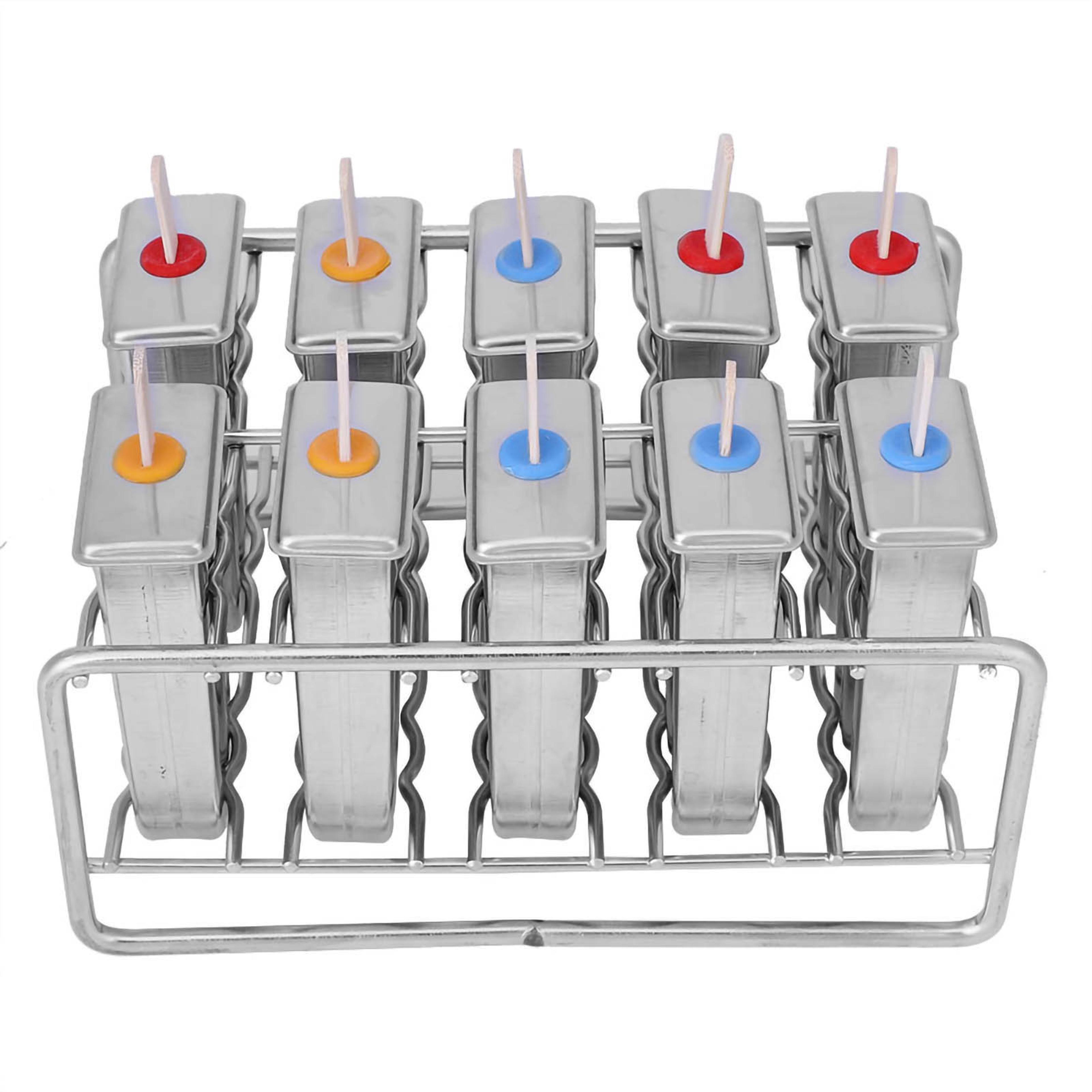 premium stainless steel popsicle mold set reusable ice pop maker
