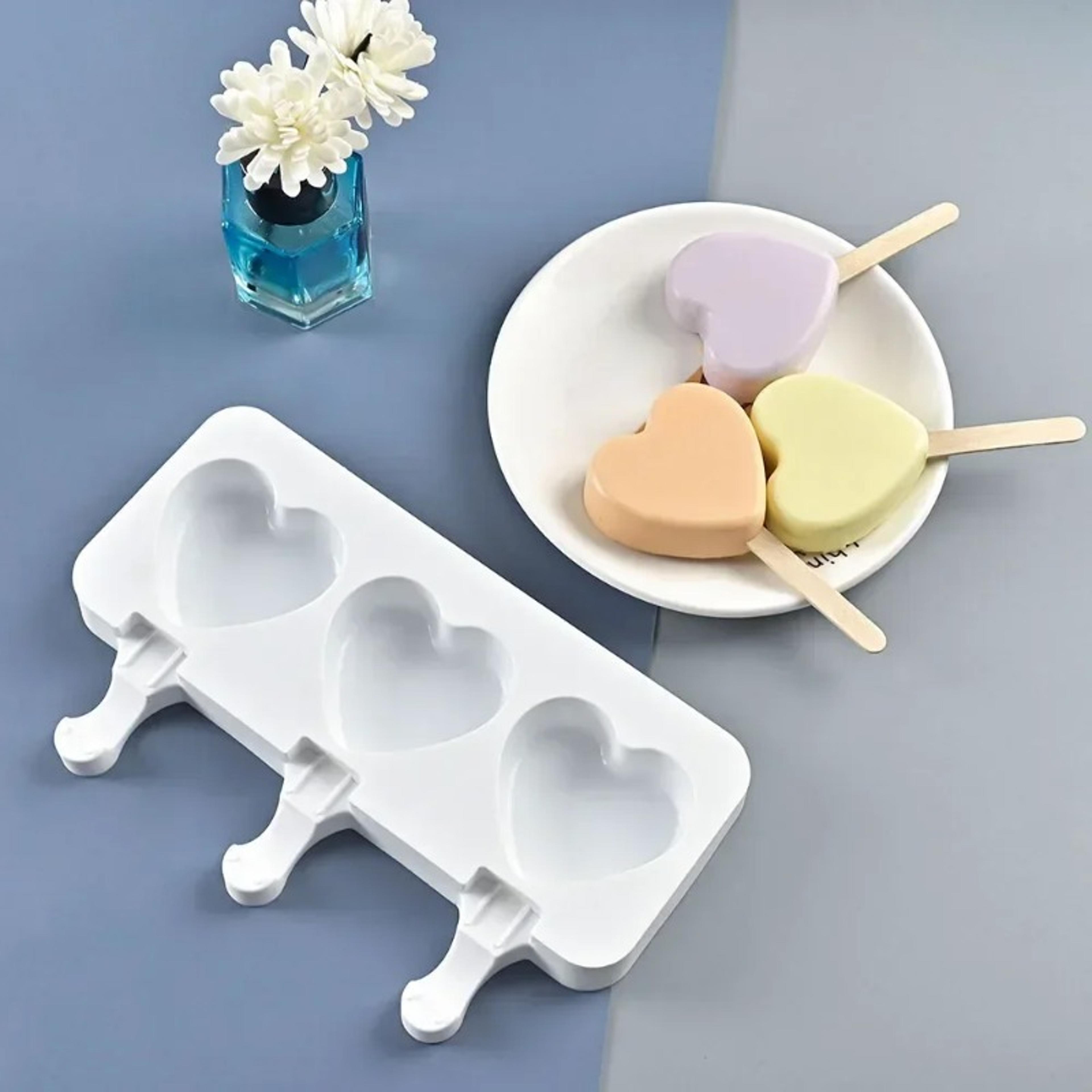 frozen treats silicone popsicle mold tray for homemade ice pops, chocolate bites & ice cubes