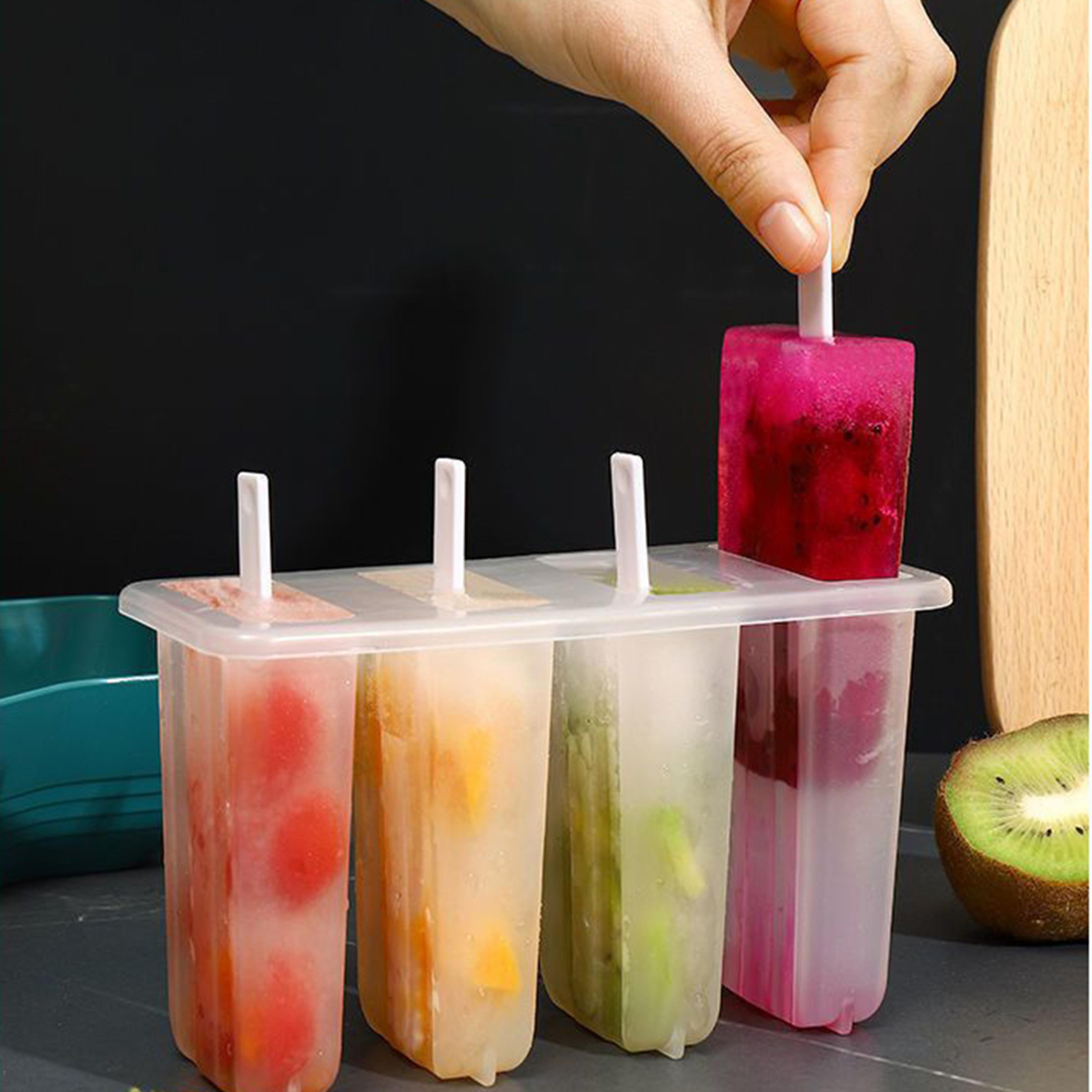 diy popsicle mold set for homemade frozen treats & fresh fruit ice pops