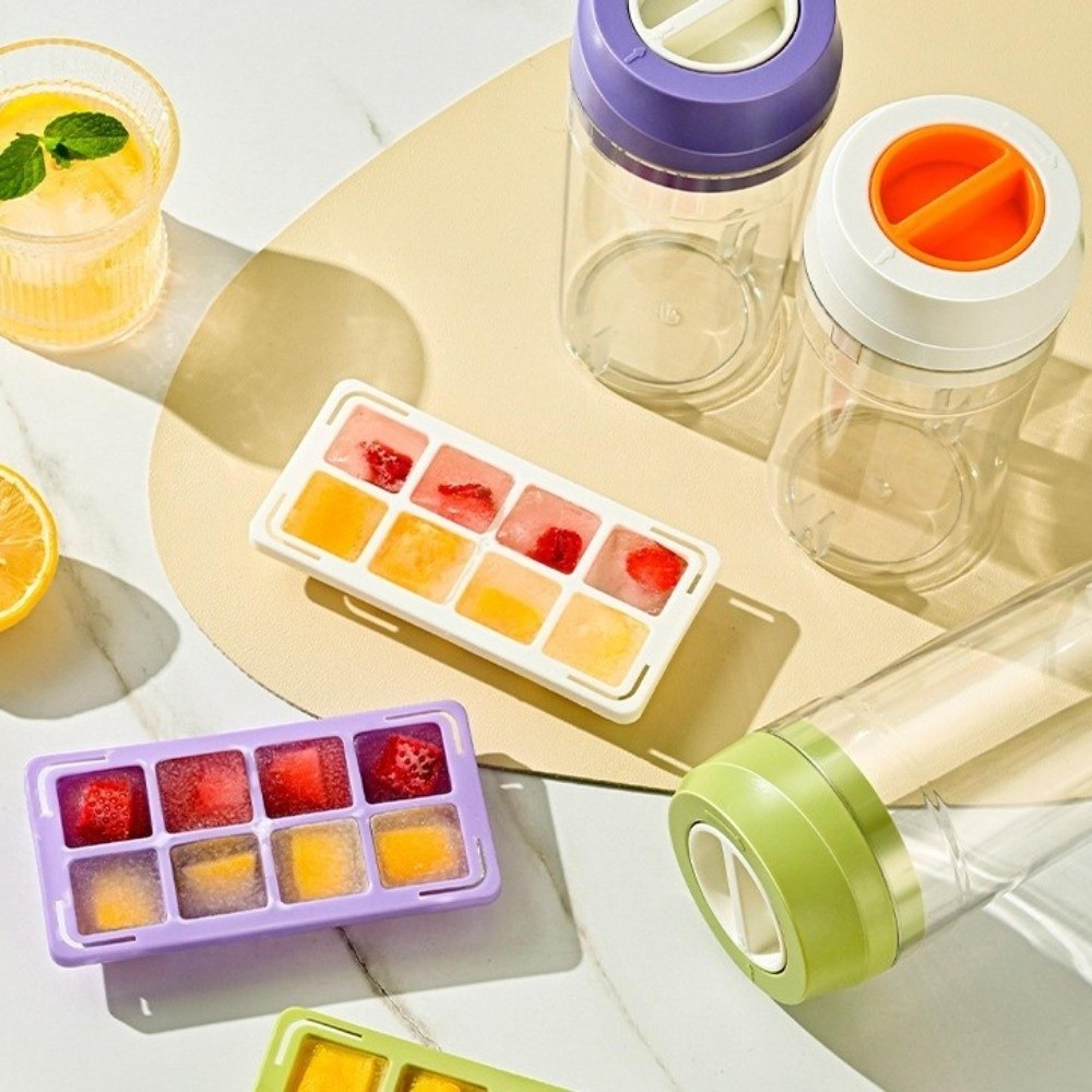 ice twist pro large capacity ice cube maker cup