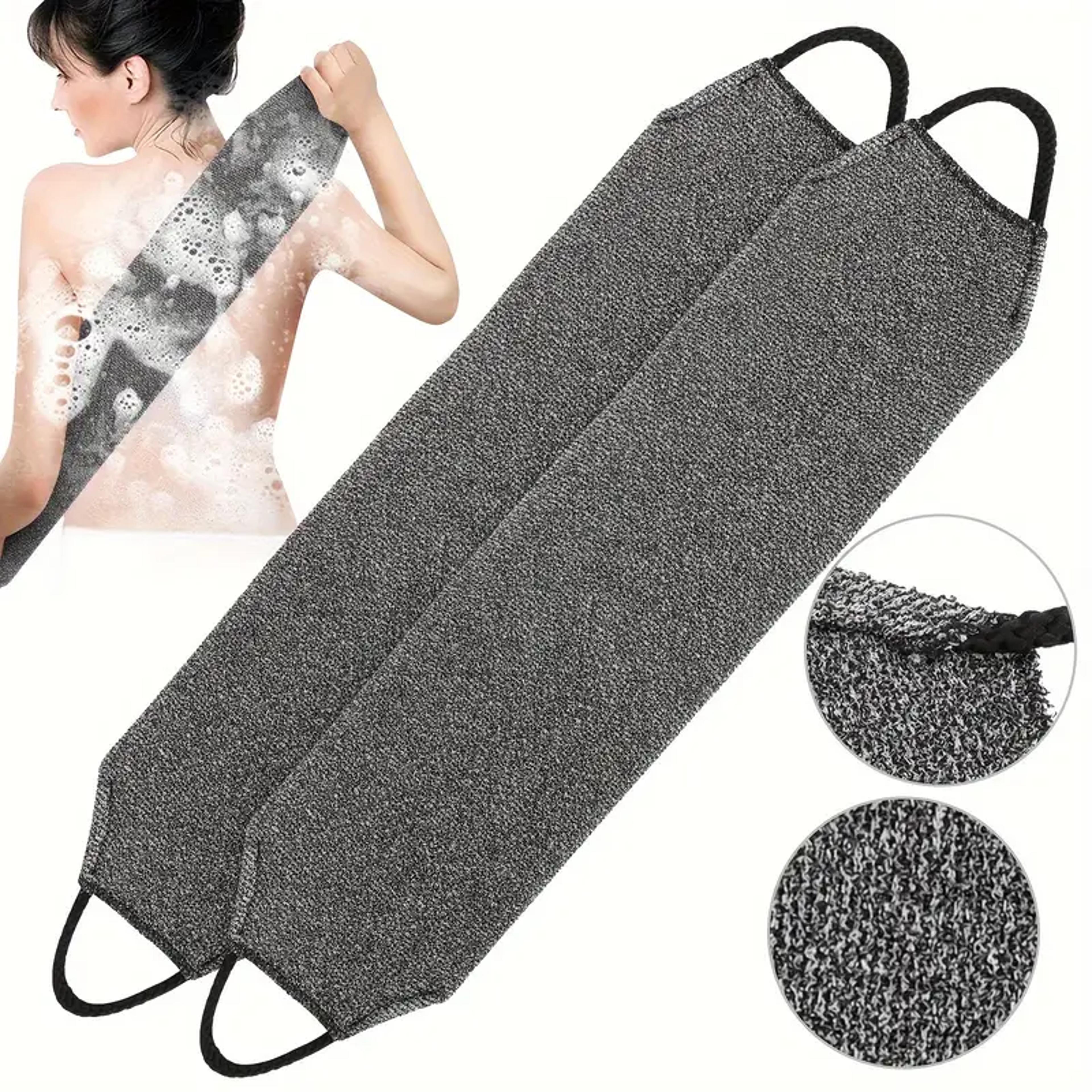african net exfoliating body scrubber set long stretch bath wash cloth