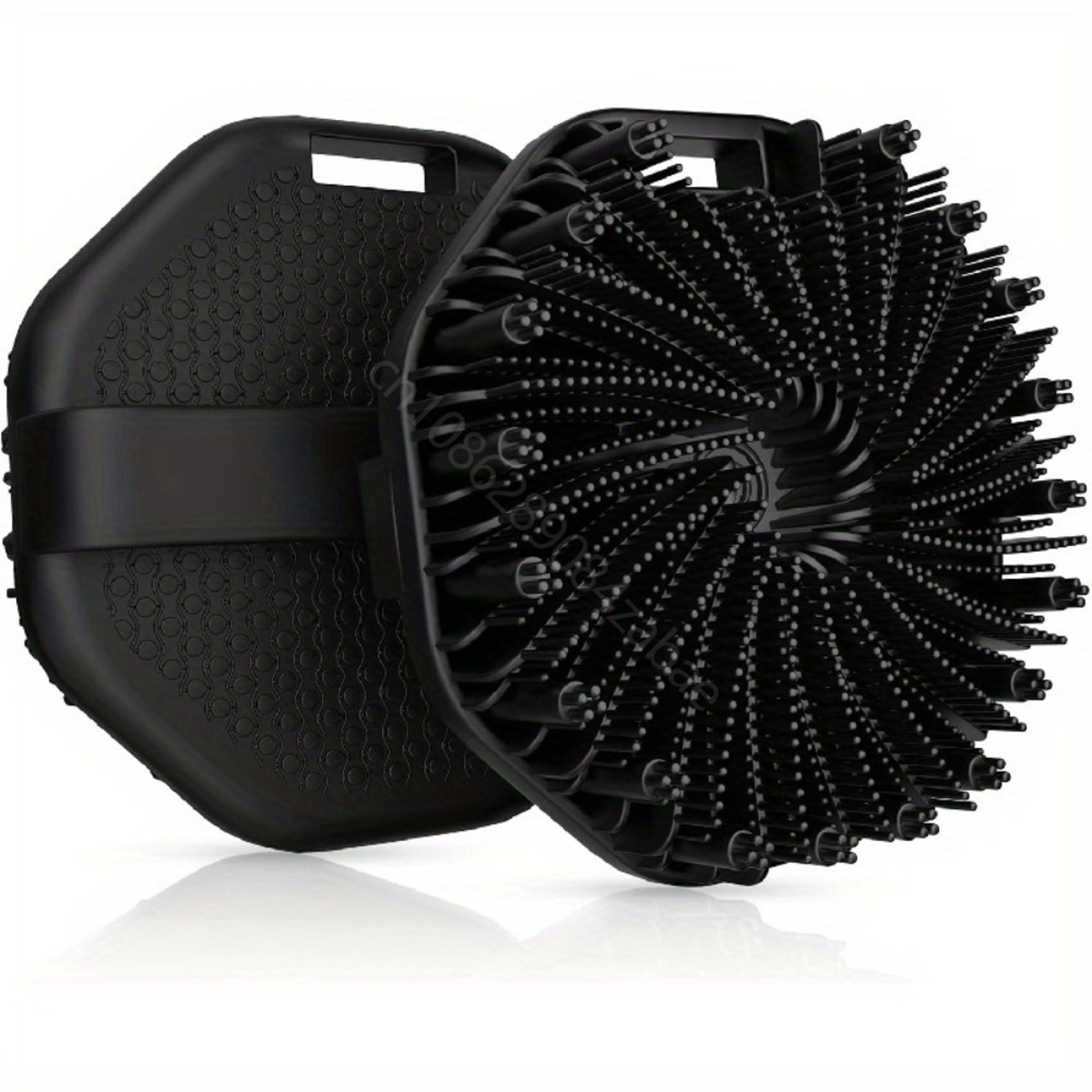 silicone back scrubber & exfoliating shower brush