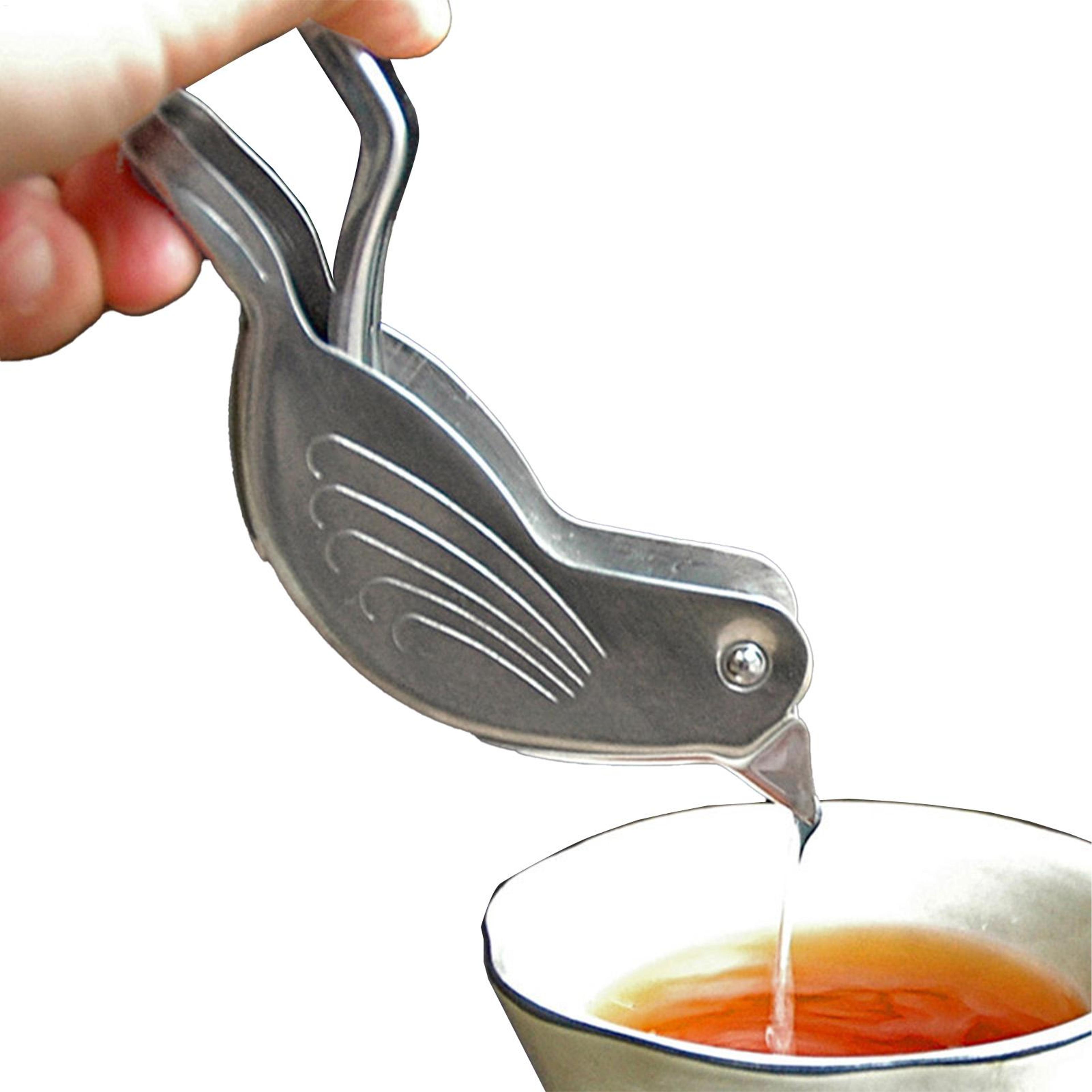 stainless steel lemon squeezer manual citrus juicer for fresh lemon & lime juice