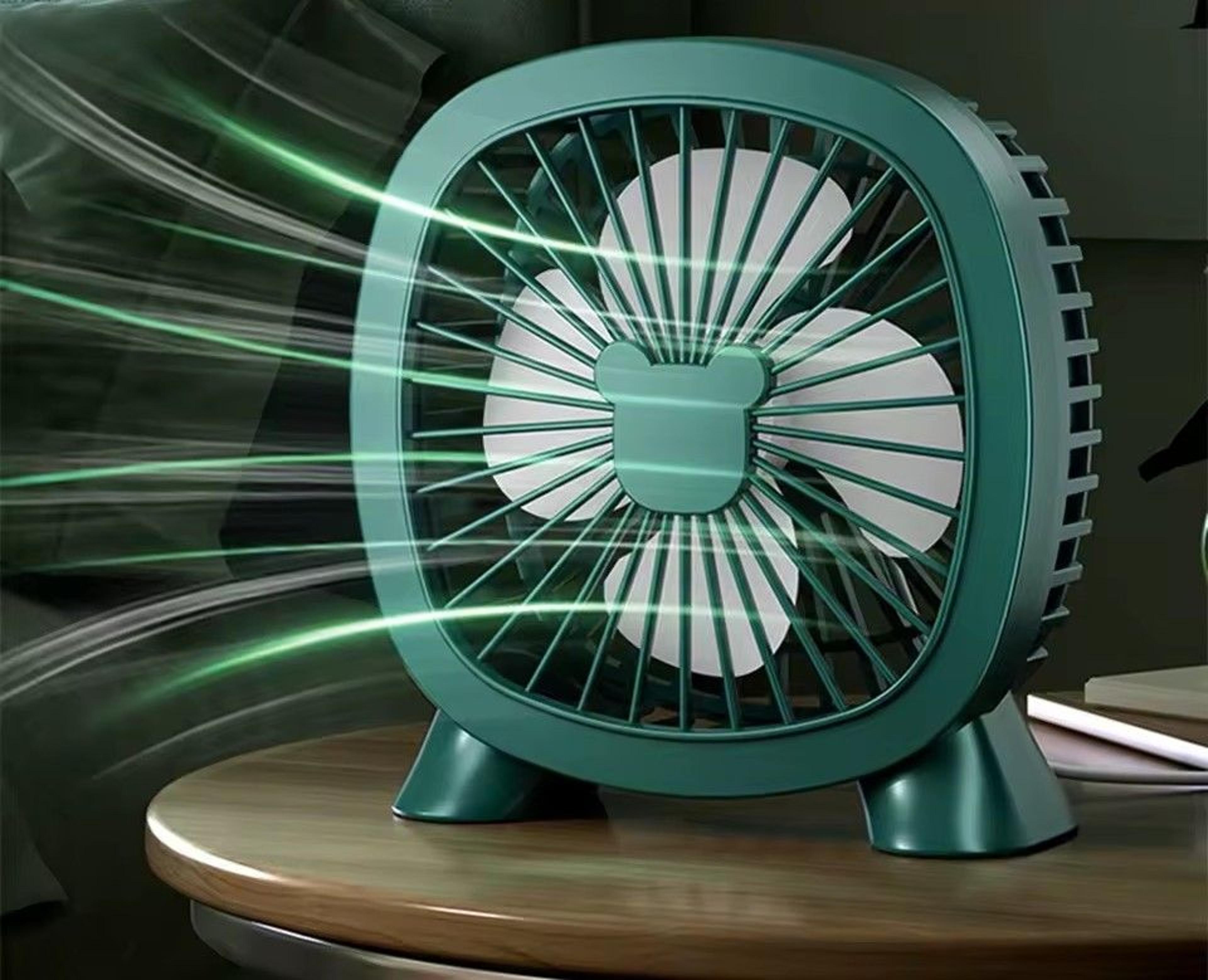 usb mini desk fan portable personal cooling fan for office, travel & home