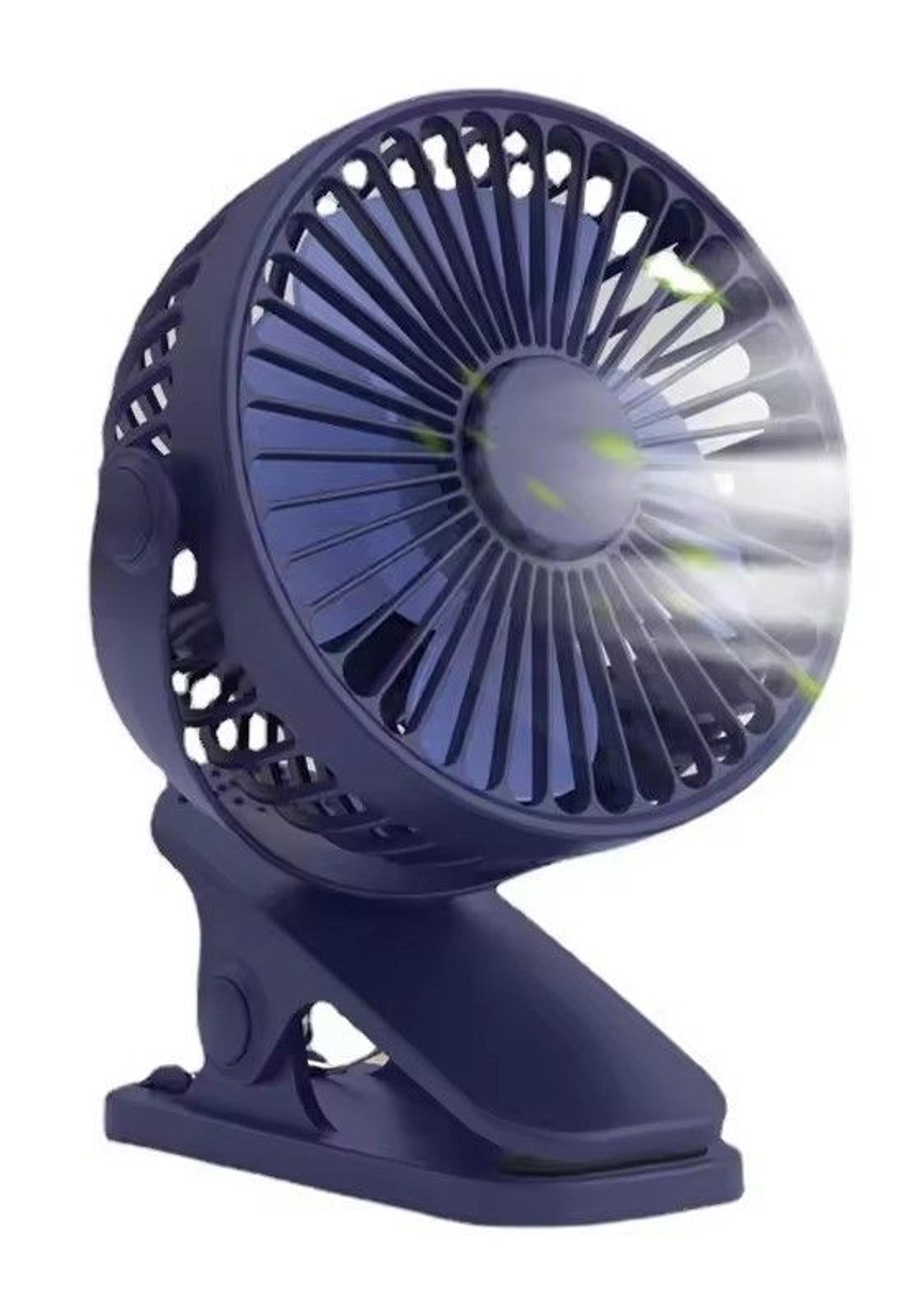 usb mini fan quiet portable clip-on desk fan for dorm, office & travel