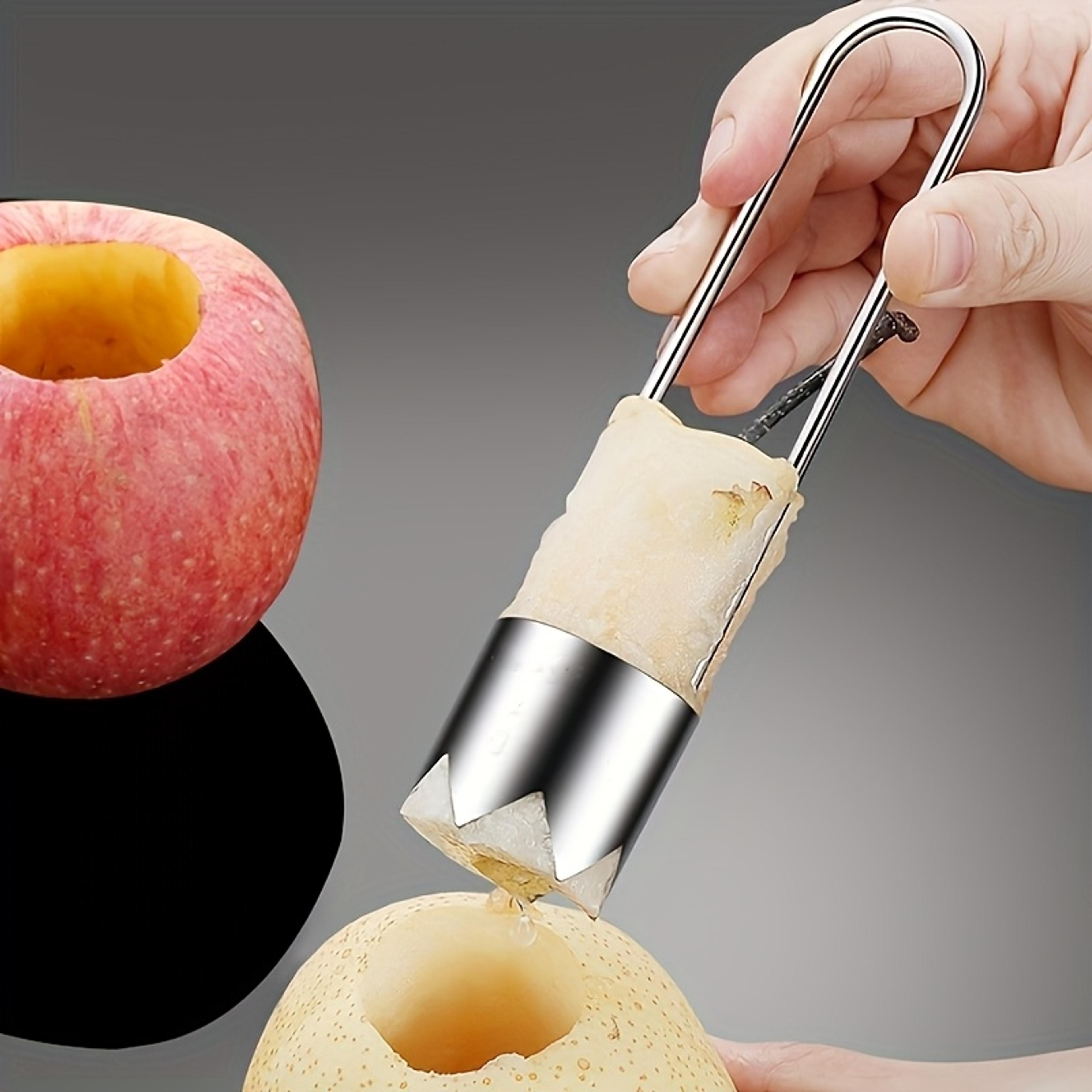 precision stainless steel fruit & pepper corer tool for easy seed and core removal