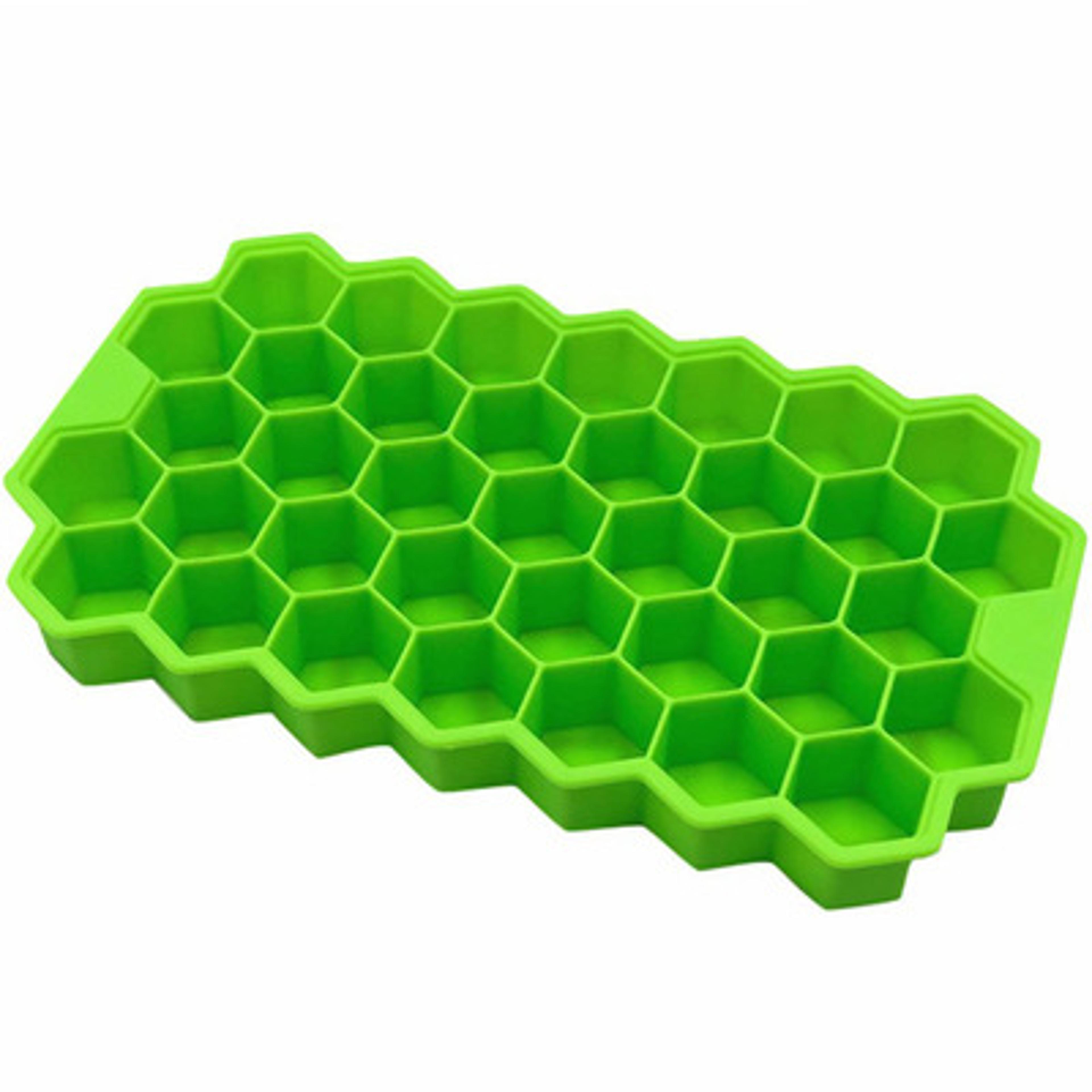 ice cube tray maker grid silicone ice mold for drinks & cocktails