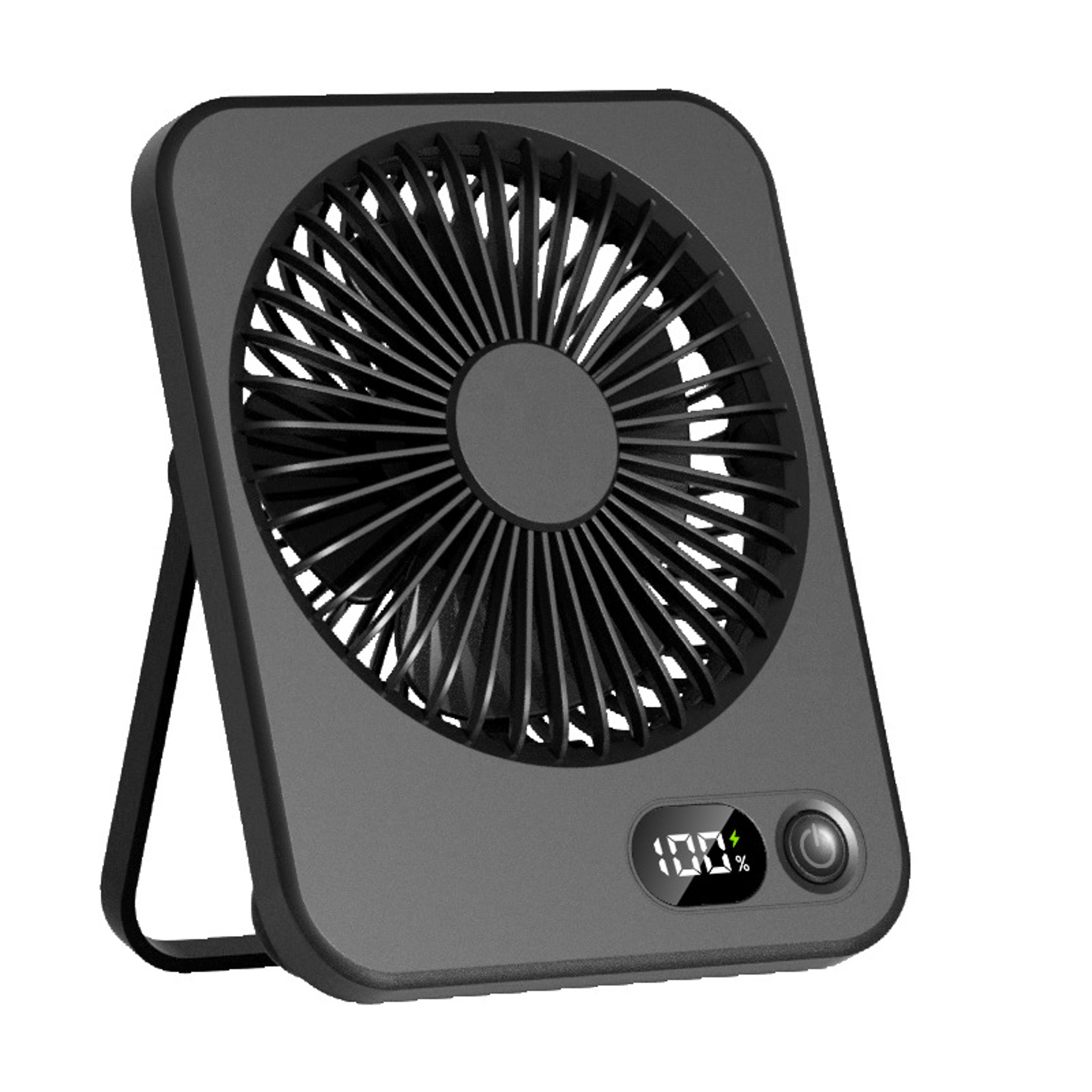usb rechargeable portable desk fan tilt folding quiet personal cooling fan