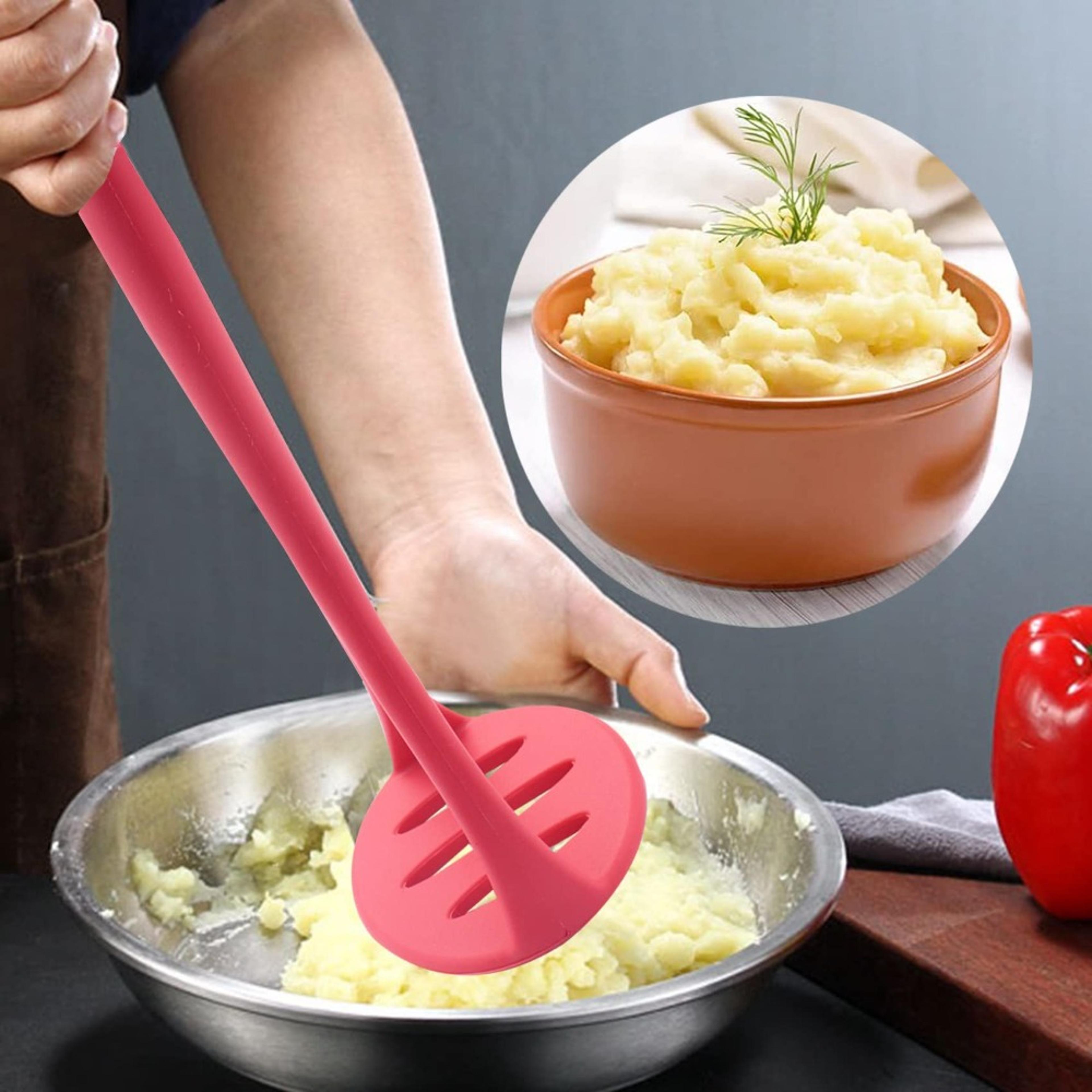 silicone potato ricer & baby food masher kitchen press tool